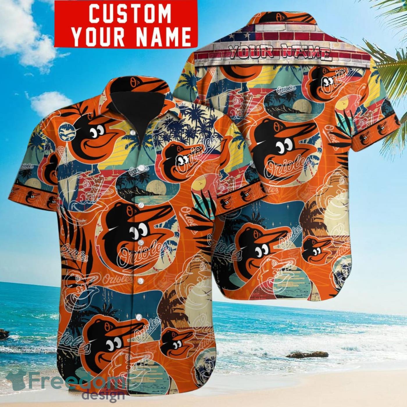 Mlb Baltimore Orioles Hawaiian Shirt Summer Button Up - Hot Sale 2023