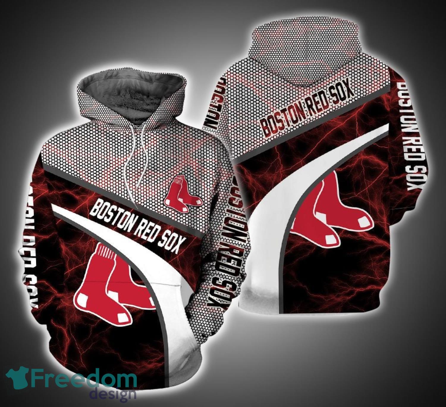 Boston Red Sox Hoodie 3D Camo Texture Red Sox Gift - Personalized Gifts:  Family, Sports, Occasions, Trending