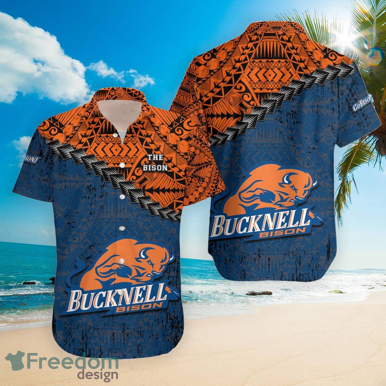 Bucknell Bison NCAA Fans Grunge Polynesian Tattoo Summer Gift Hawaiian Shirt Product Photo 4 Bucknell Bison NCAA Fans Grunge Polynesian Tattoo Summer Gift Hawaiian Shirt Product Photo 4