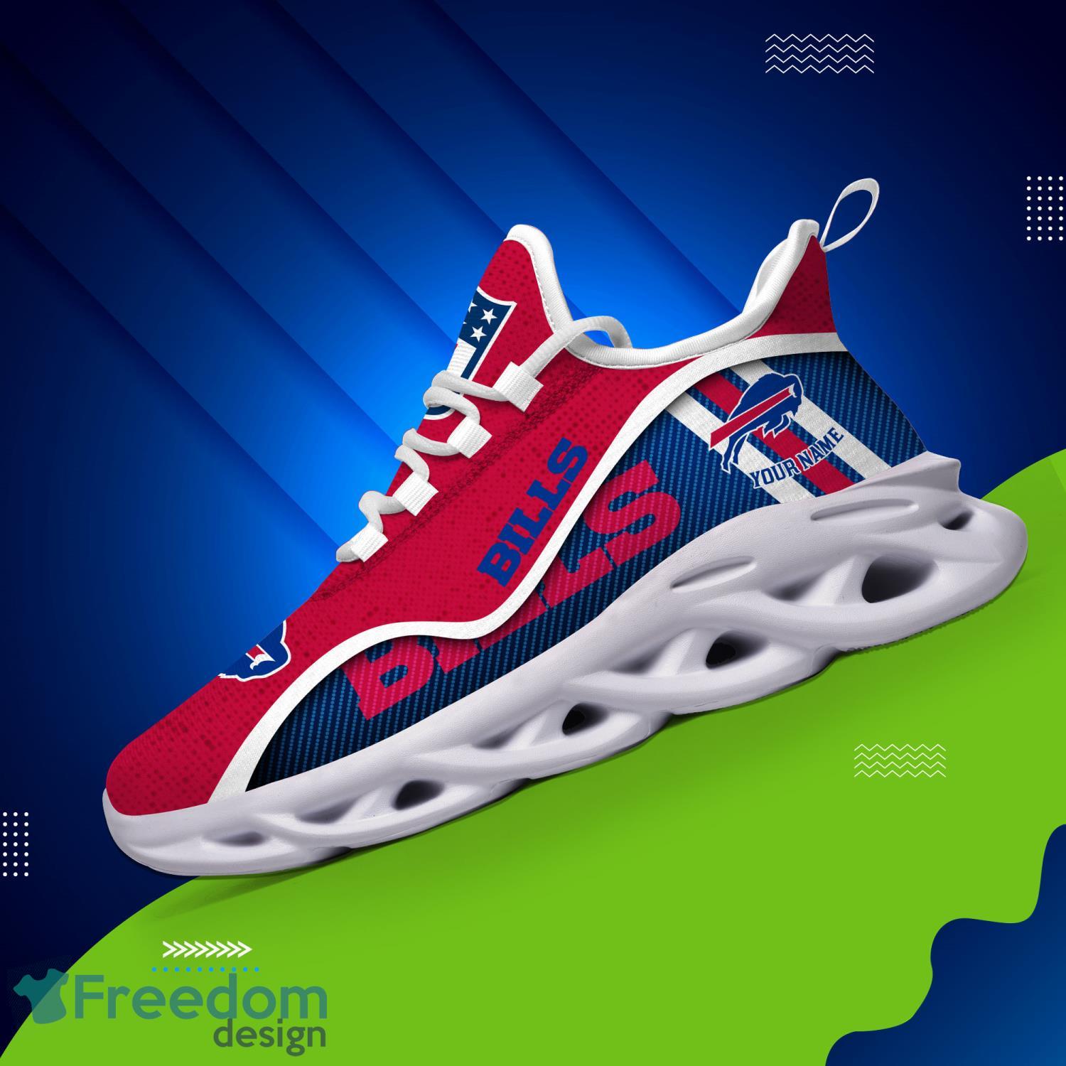 Buffalo Bills Custom Name Sneakers Max Soul Shoes Sport Shoes For Men And  Women - Freedomdesign