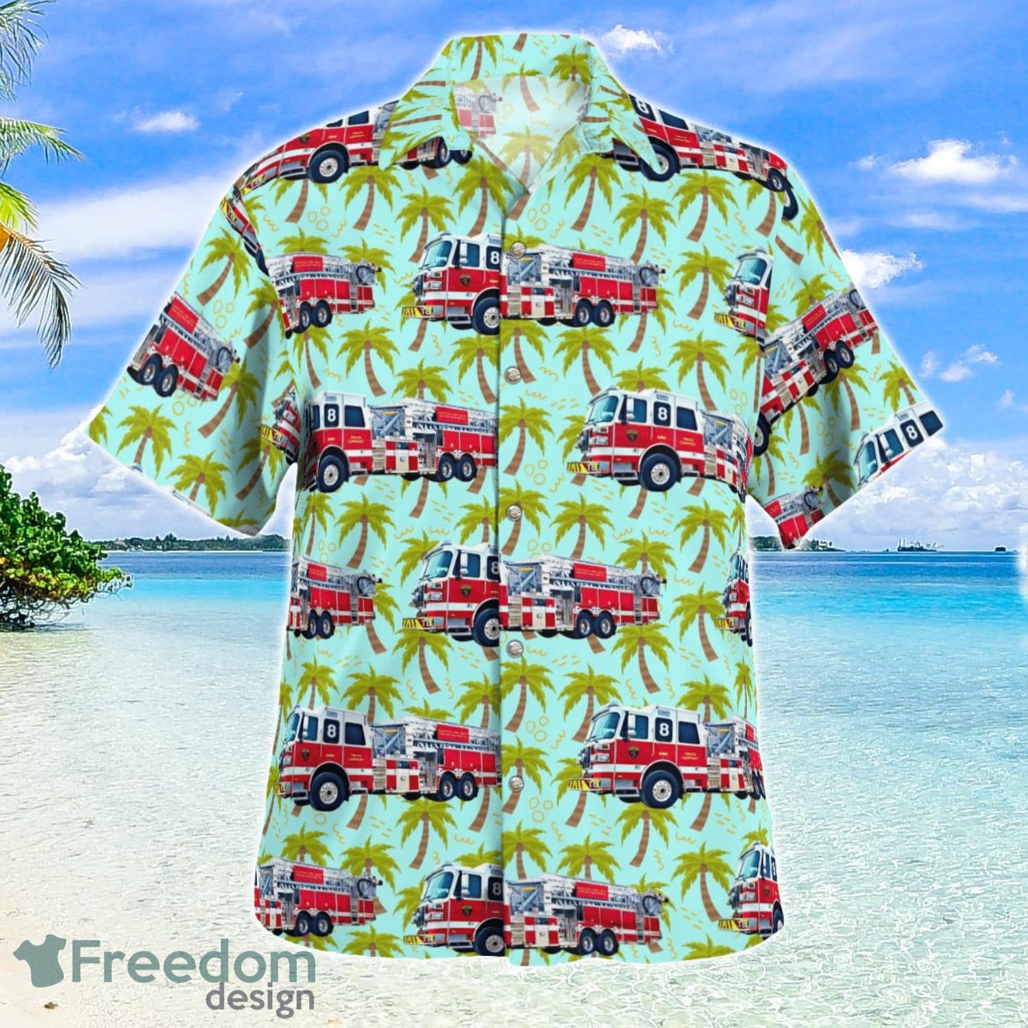 The Bronx New York FDNY Engine 45 Ladder 58 Battalion 18 Aloha Summer  Vacation Gift Hawaiian Shirt