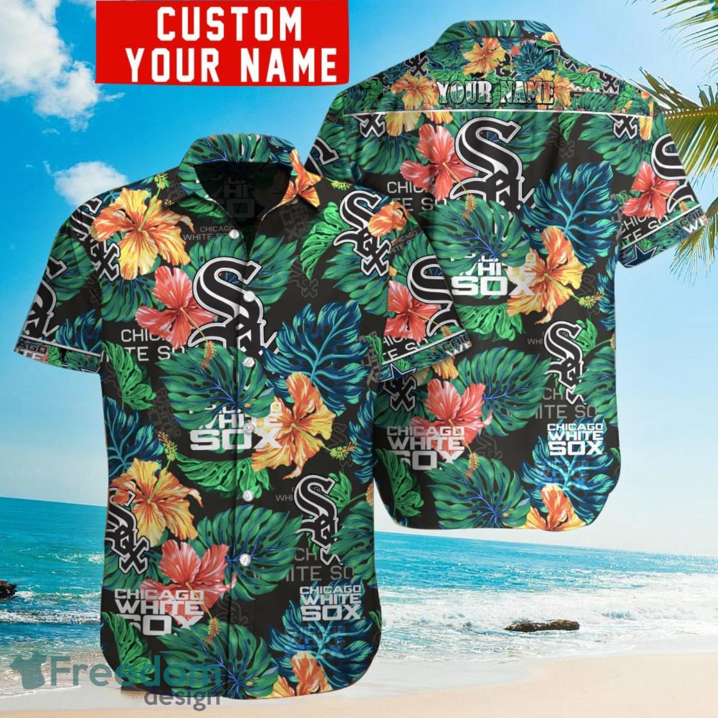 Chicago White Sox Mlb Flower Pattern Summer Hawaiian Shirt Personalized