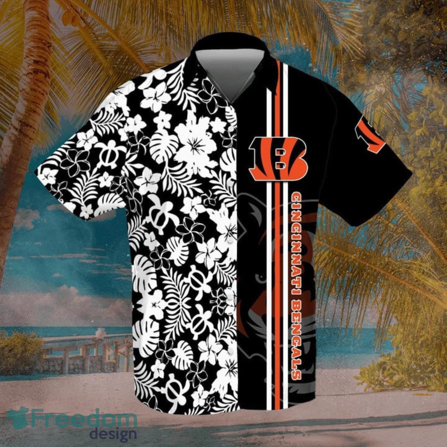 Nfl Cincinnati Bengals Custom Name All Over print Tropical