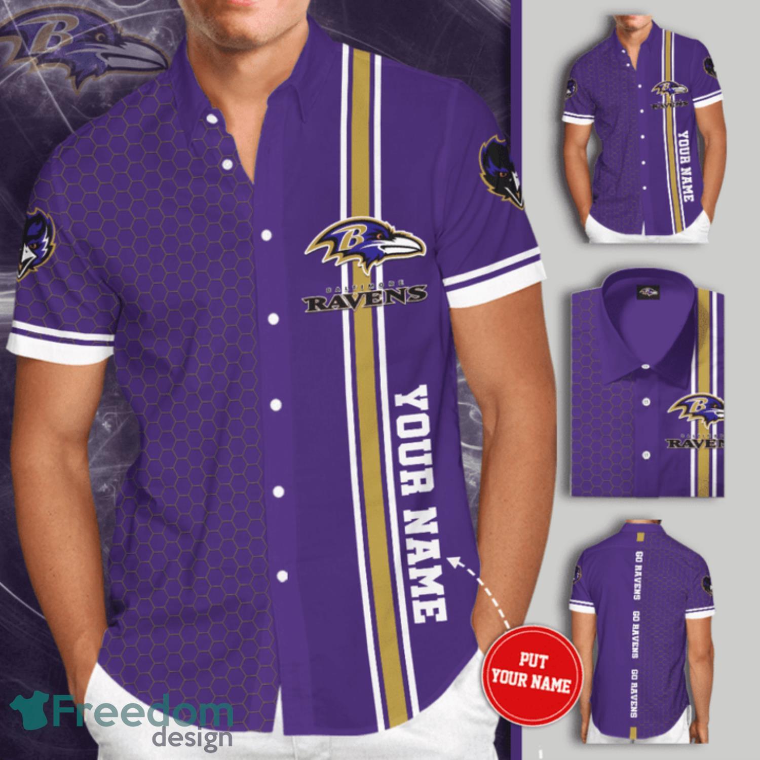 Baltimore Ravens For Fans Polo Shirt All Over Print Shirt 3d T-shirt