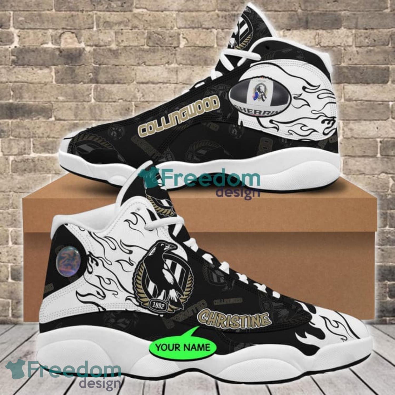 Carolina Panthers Fans Custom Name Air Jordan 13 Sneaker Shoes -  Freedomdesign