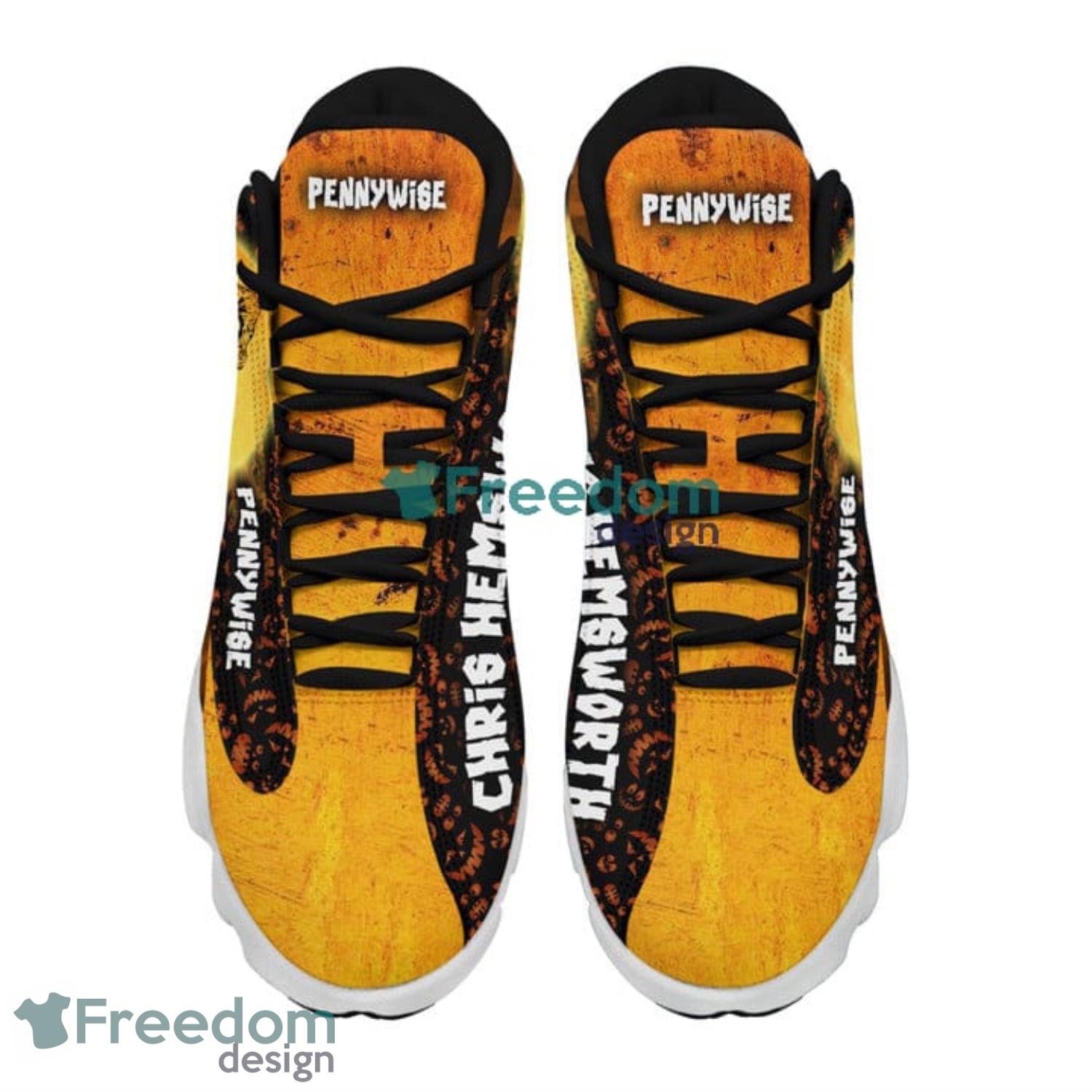 Custom Name For Fans Pennywise Halloween Gift Air Jordan 13 Sneaker Shoes Product Photo 4 Custom Name For Fans Pennywise Halloween Gift Air Jordan 13 Sneaker Shoes Product Photo 4