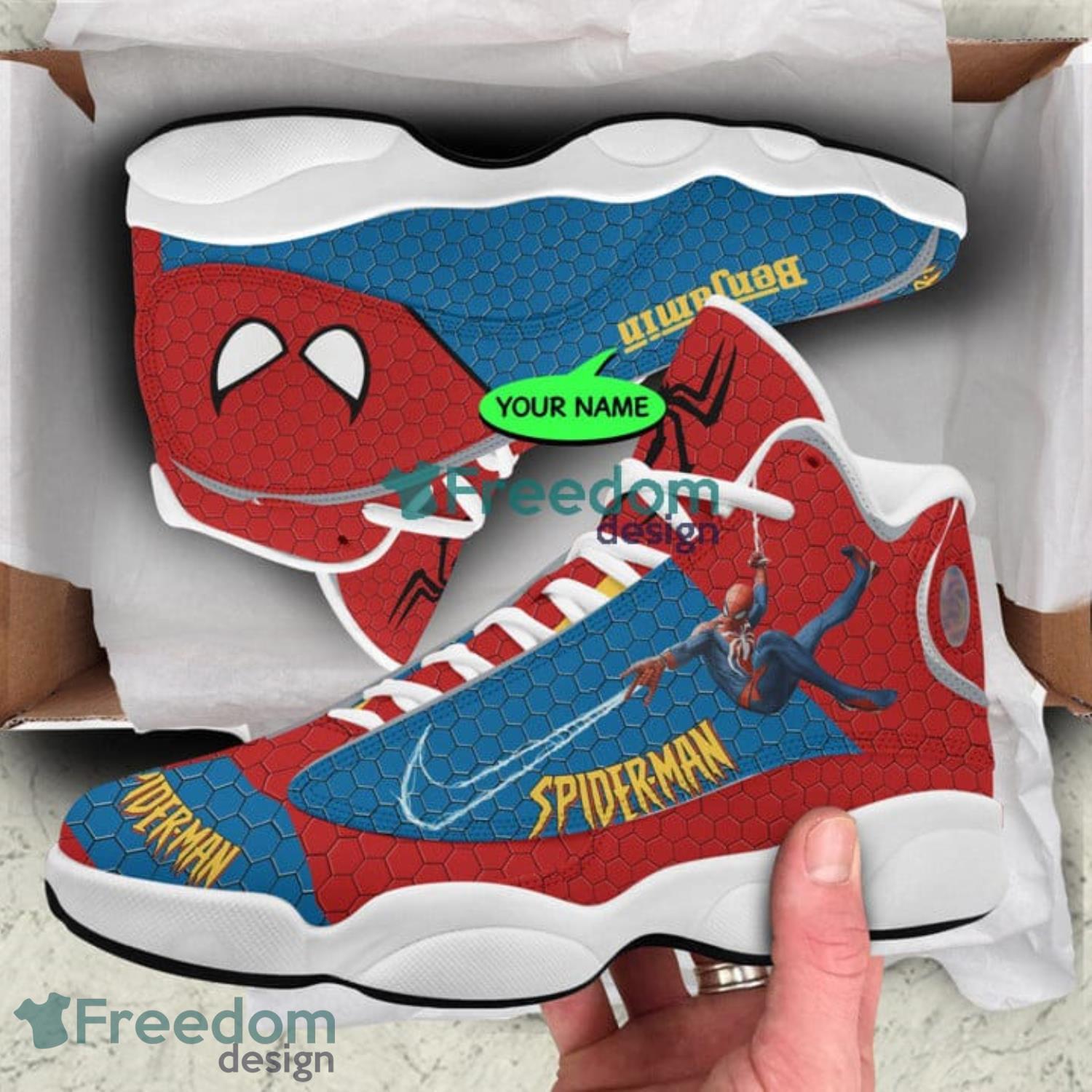 Spider Man 6 Personalized Name Air Jd13 Sneakers Custom Shoes in 2023