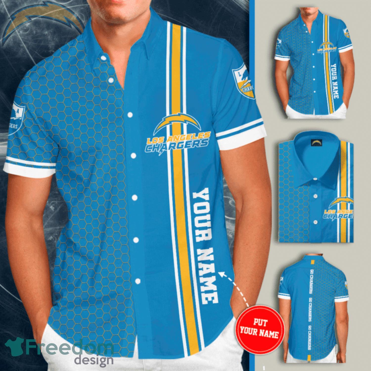 Los Angeles Chargers NFL-Summer Hawaiian 3D T-Shirt