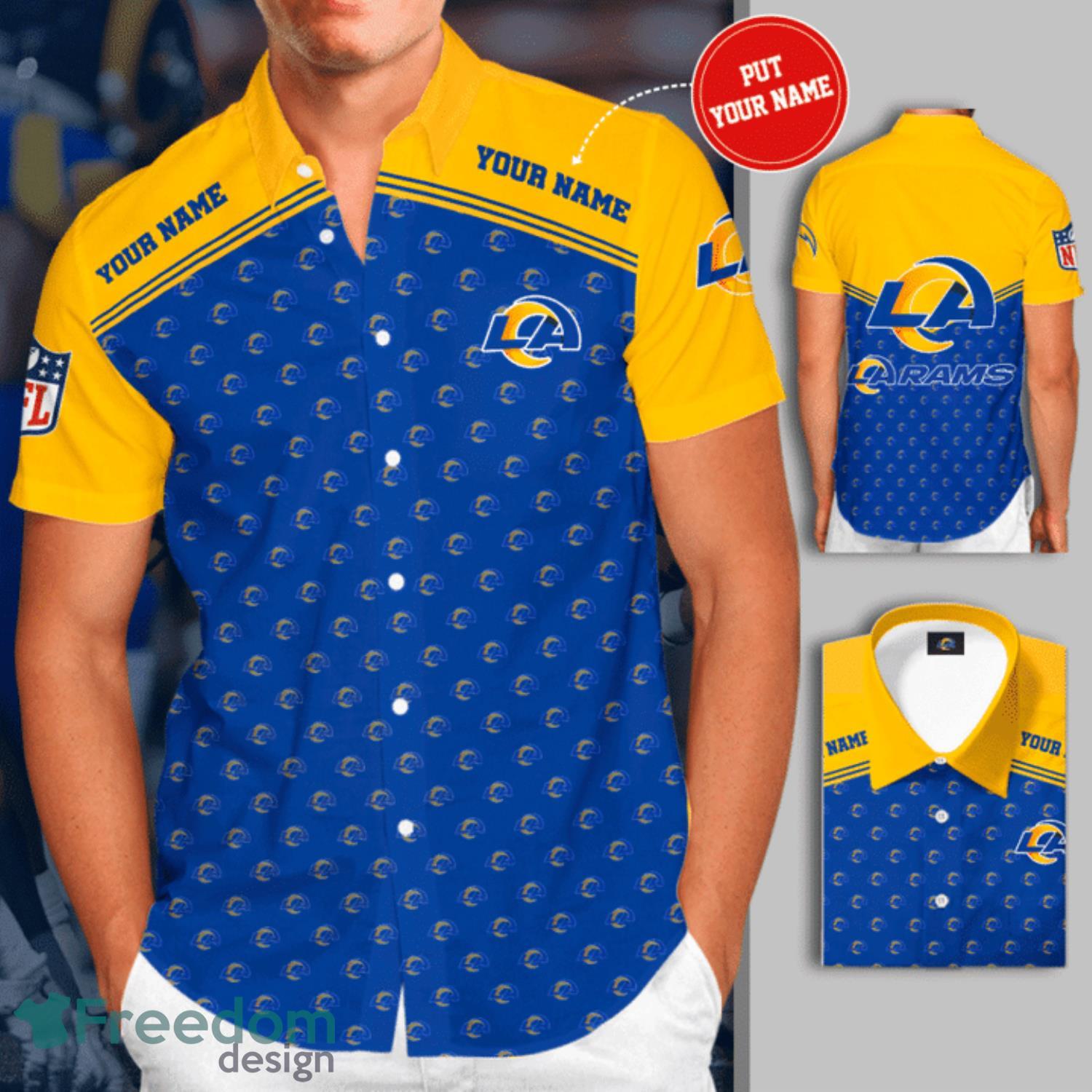 Los Angeles Rams NFL Hawaiian Shirt Custom Seaside Aloha Shirt - Trendy  Aloha