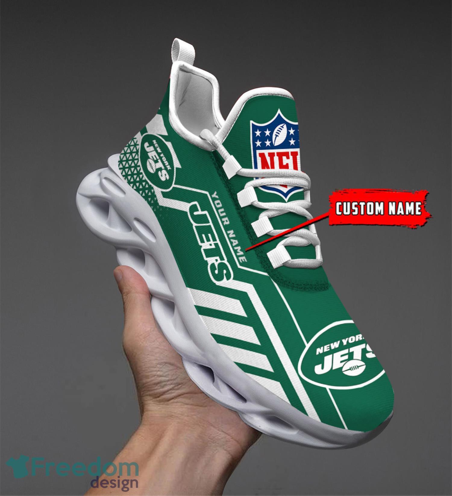 New York Jets NFL Clunky Max Soul Shoes Custom Name Unique Gift For Fans -  Freedomdesign