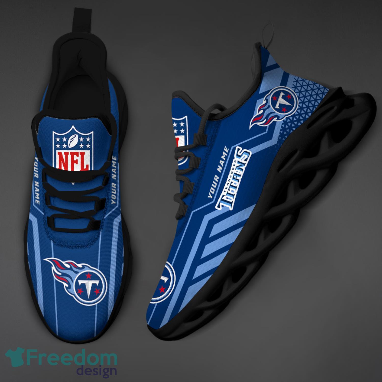 Tennessee Titans NFL Unique Sneaker Max Soul Shoes - Freedomdesign