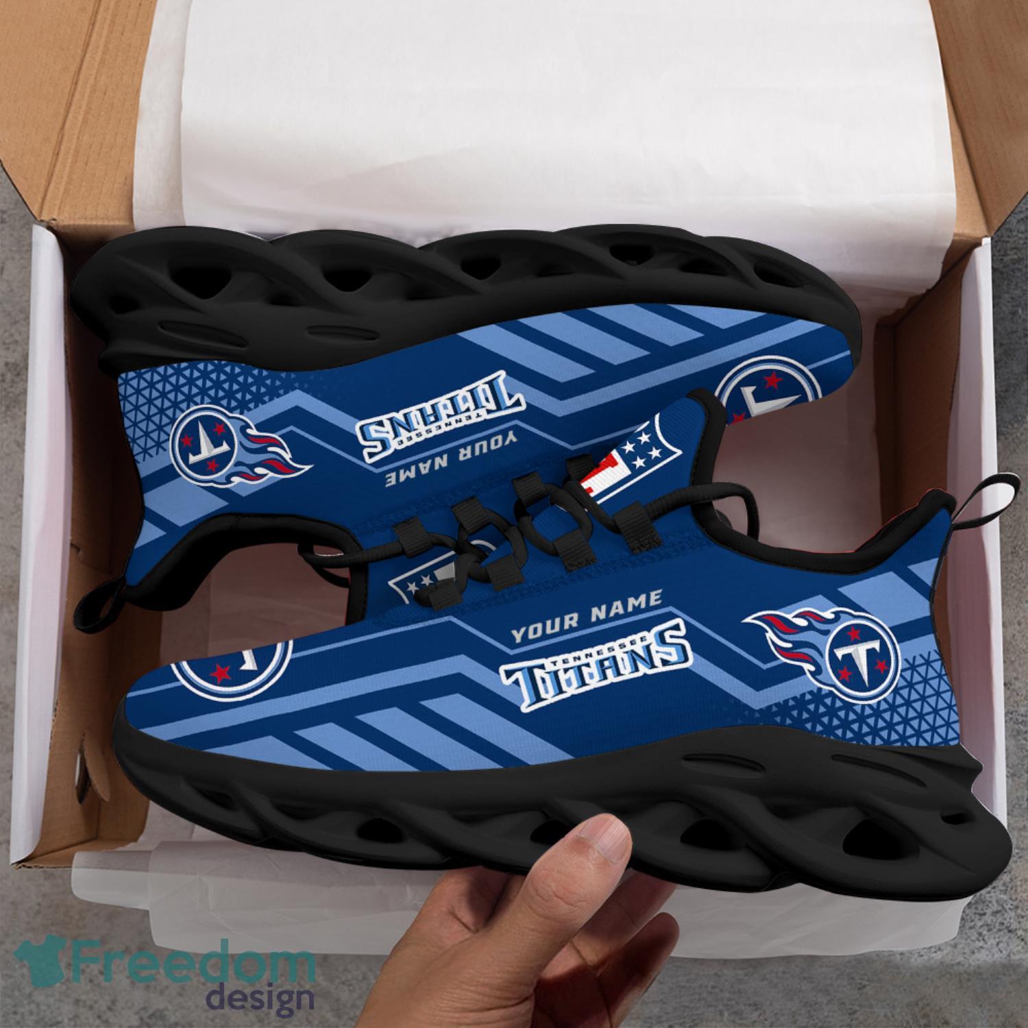 Tennessee Titans NFL Unique Sneaker Max Soul Shoes - Freedomdesign