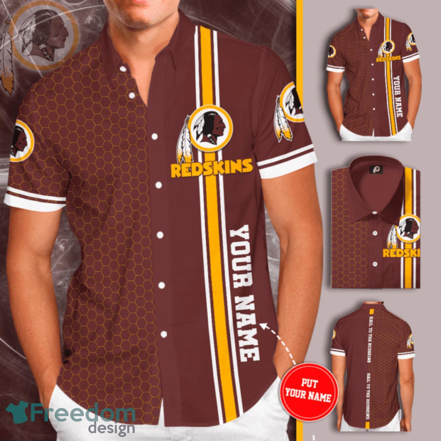 Washington Redskins Hawaiian Beach Shirt, Shorts