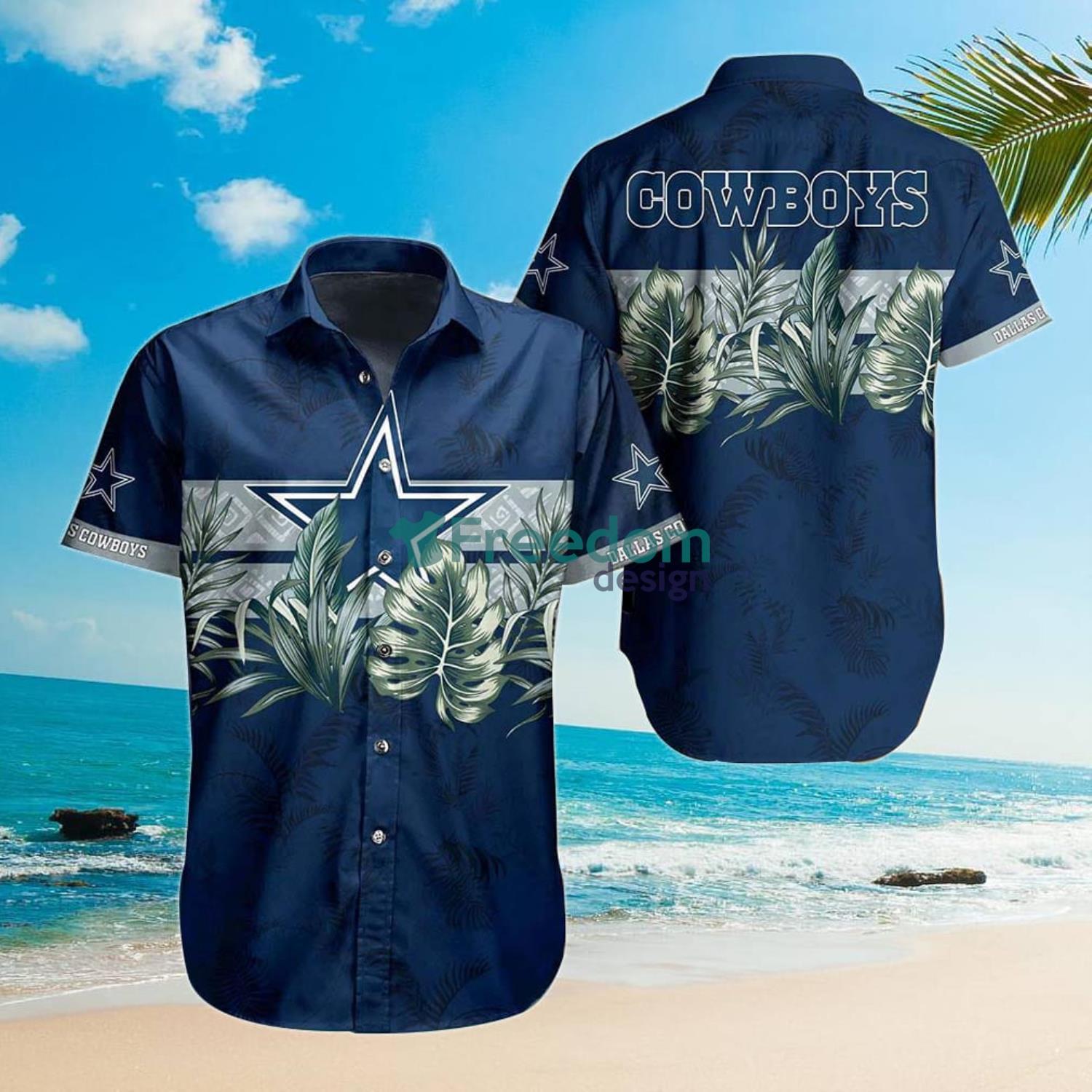 Dallas Cowboys Shirts Mens Fireball Button Short Sleeve - Dallas Cowboys  Home