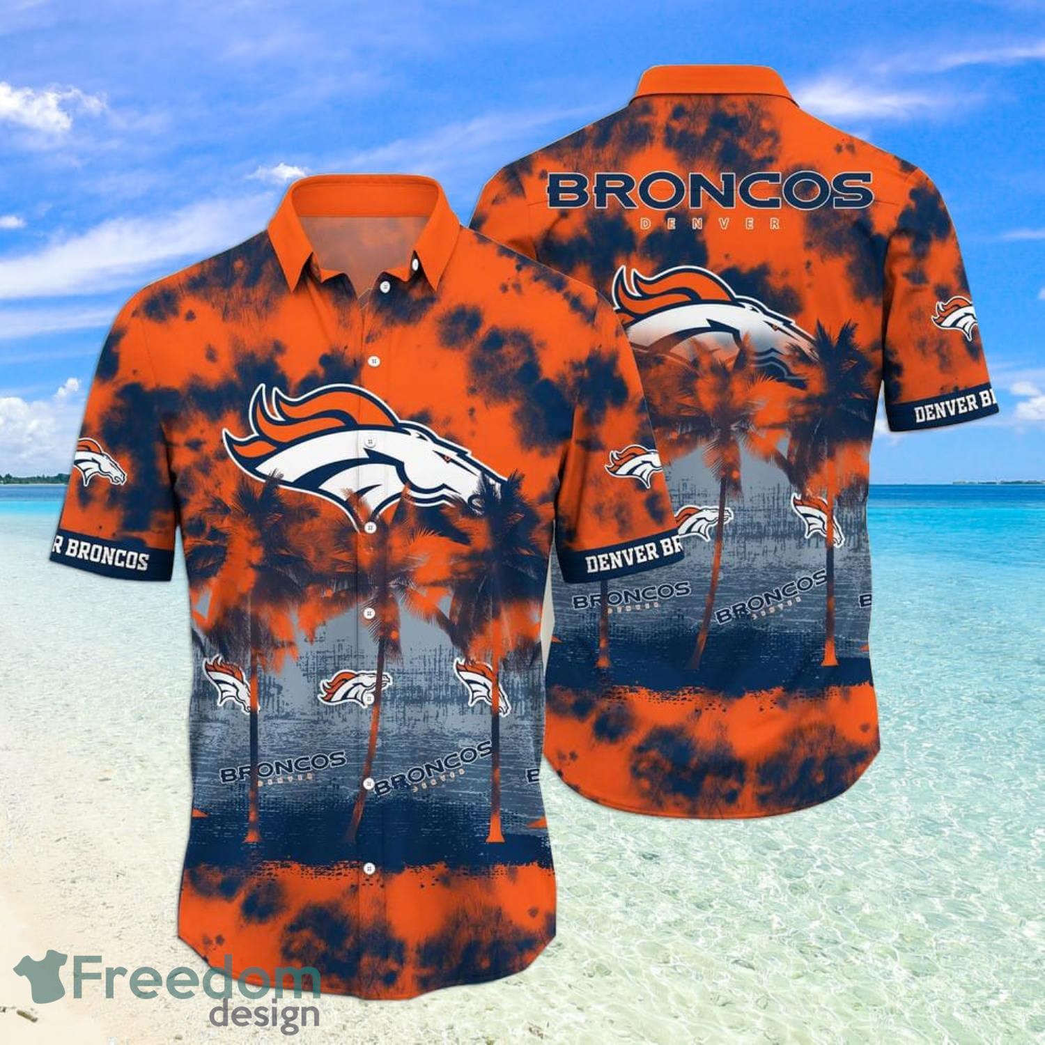 Denver Broncos NFL Flower Hawaiian Shirt Special Gift For Men And Women  Fans - Freedomdesign