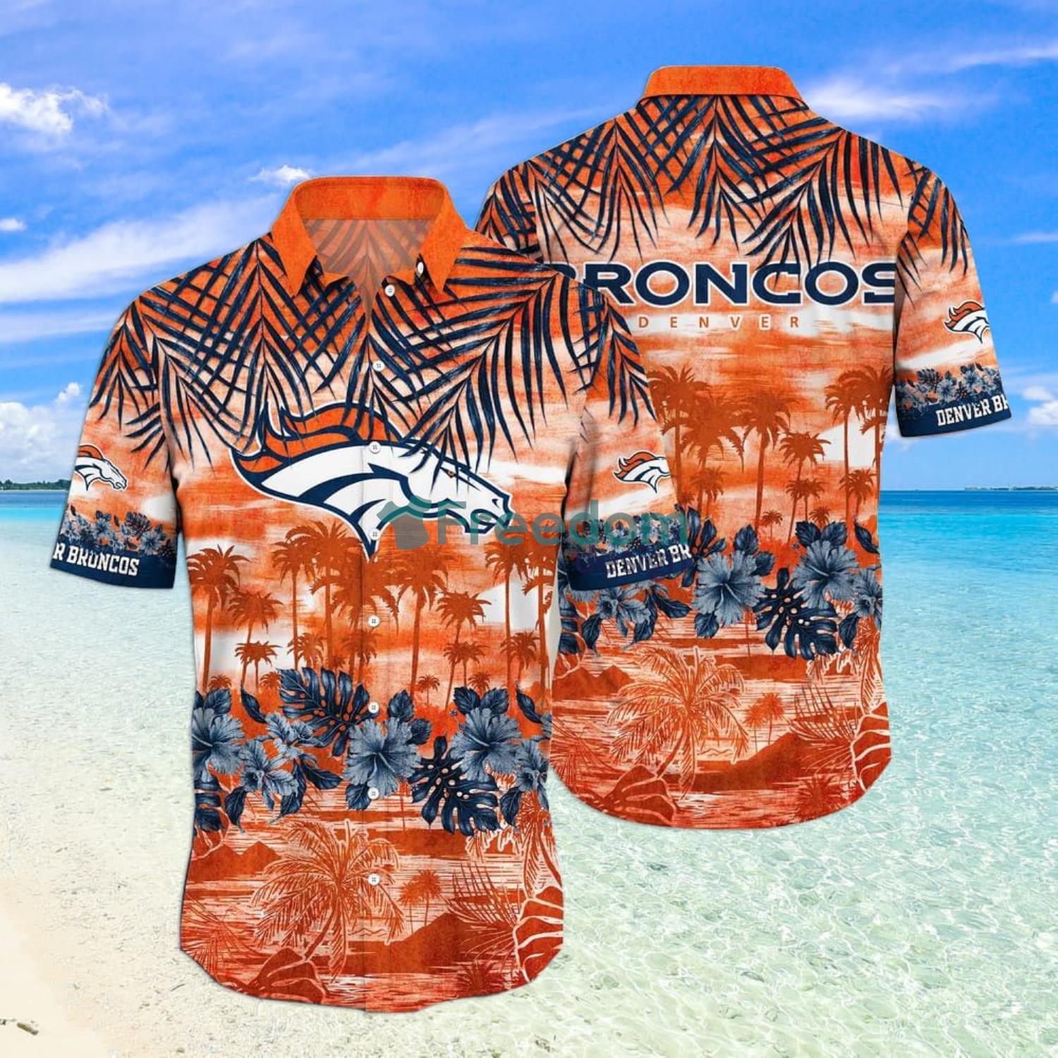 Denver Broncos Nfl 2 Summer Hawaiian Shirt And Shorts - Banantees