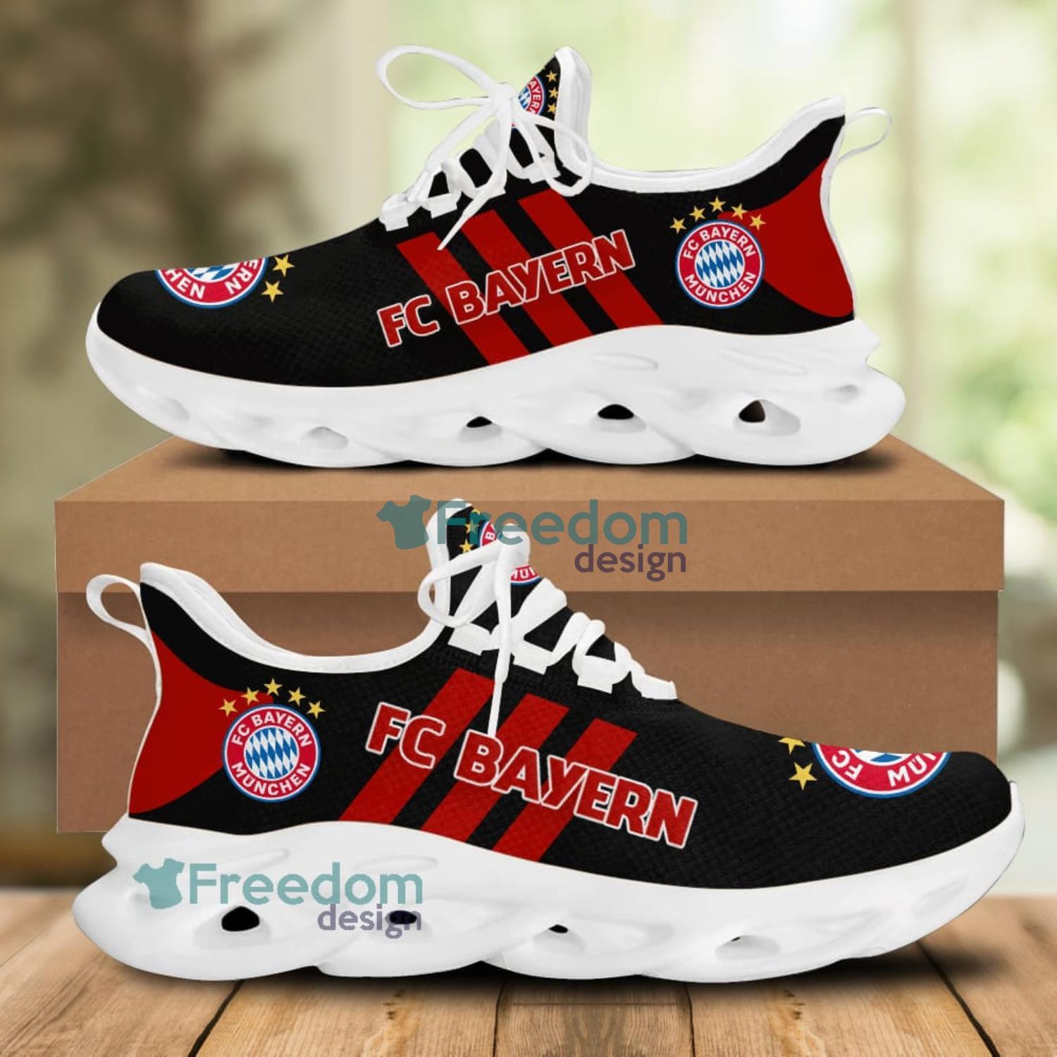 Fc Bayern Red Striped Max Soul Shoes Running Sneakers For Men And Women Product Photo 1 Fc Bayern Red Striped Max Soul Shoes Running Sneakers For Men And Women Product Photo 1
