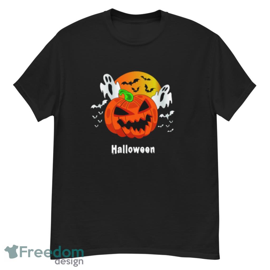 Funny Pumpkin Head Costume Halloween T-Shirt Product Photo 1