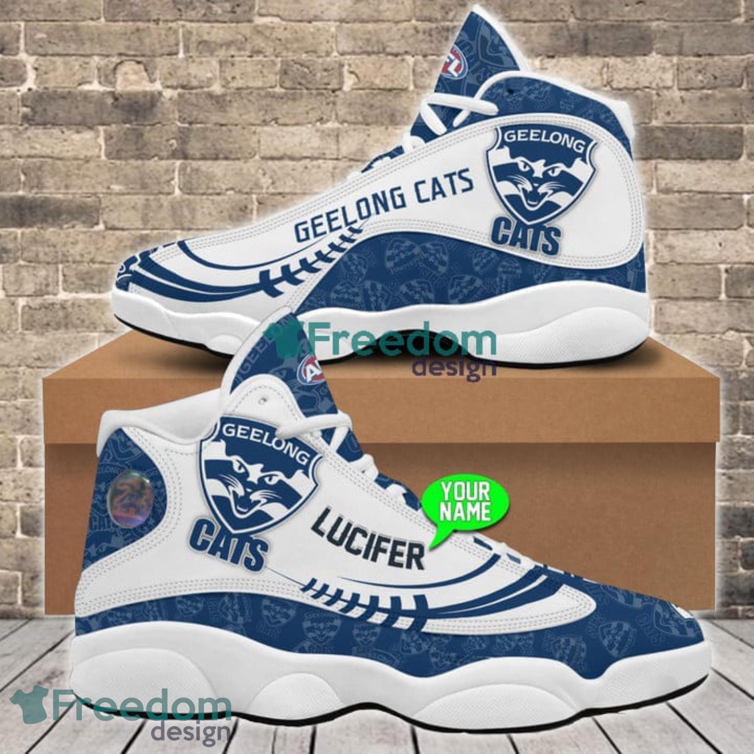 Carolina Panthers Fans Custom Name Air Jordan 13 Sneaker Shoes -  Freedomdesign