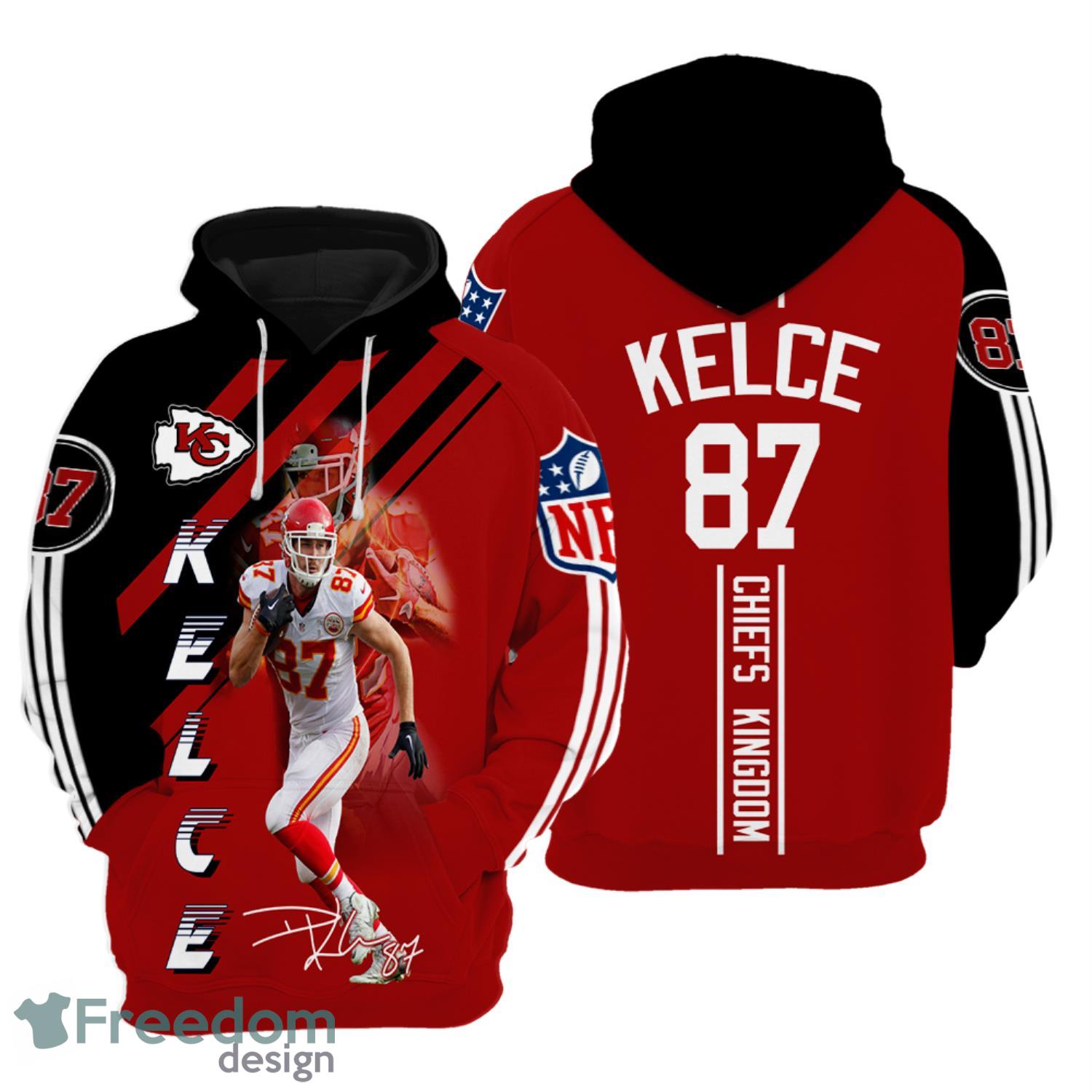 Travis Kelce 87 2023 Super Bowl Champions Kansas City Chiefs Super Bowl  Champion 2023 3D Hoodie For Men - T-shirts Low Price