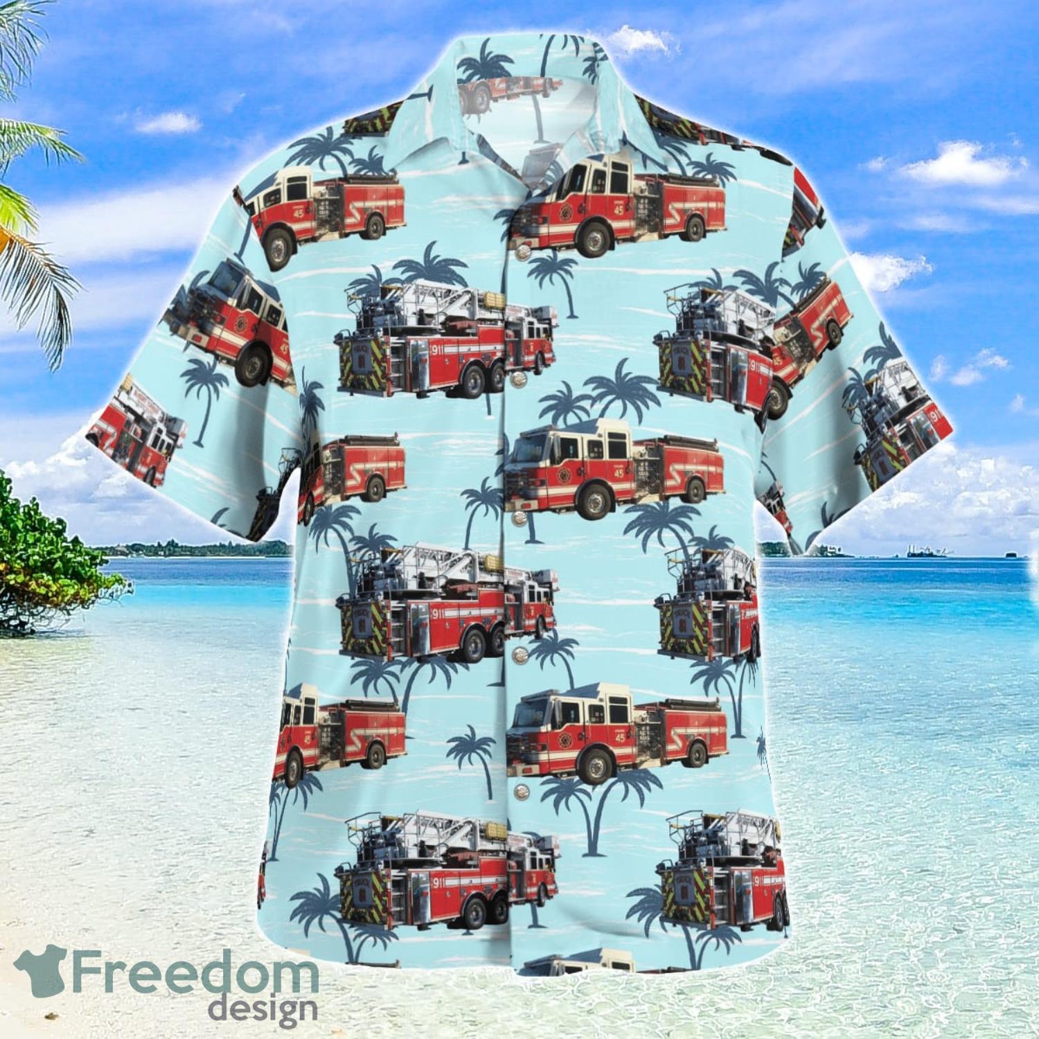 McHenry Township Fire Protection District McHenry Illinois Aloha Summer Gift Hawaiian Shirt Product Photo 2 McHenry Township Fire Protection District McHenry Illinois Aloha Summer Gift Hawaiian Shirt Product Photo 2