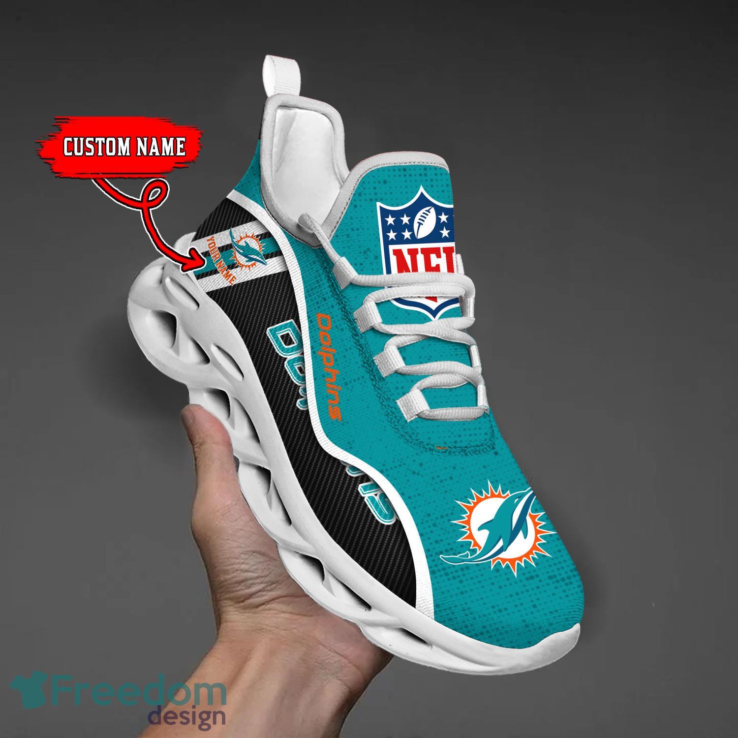 Miami Dolphins Shoes Custom Max Soul Shoes V41 - EvaPurses