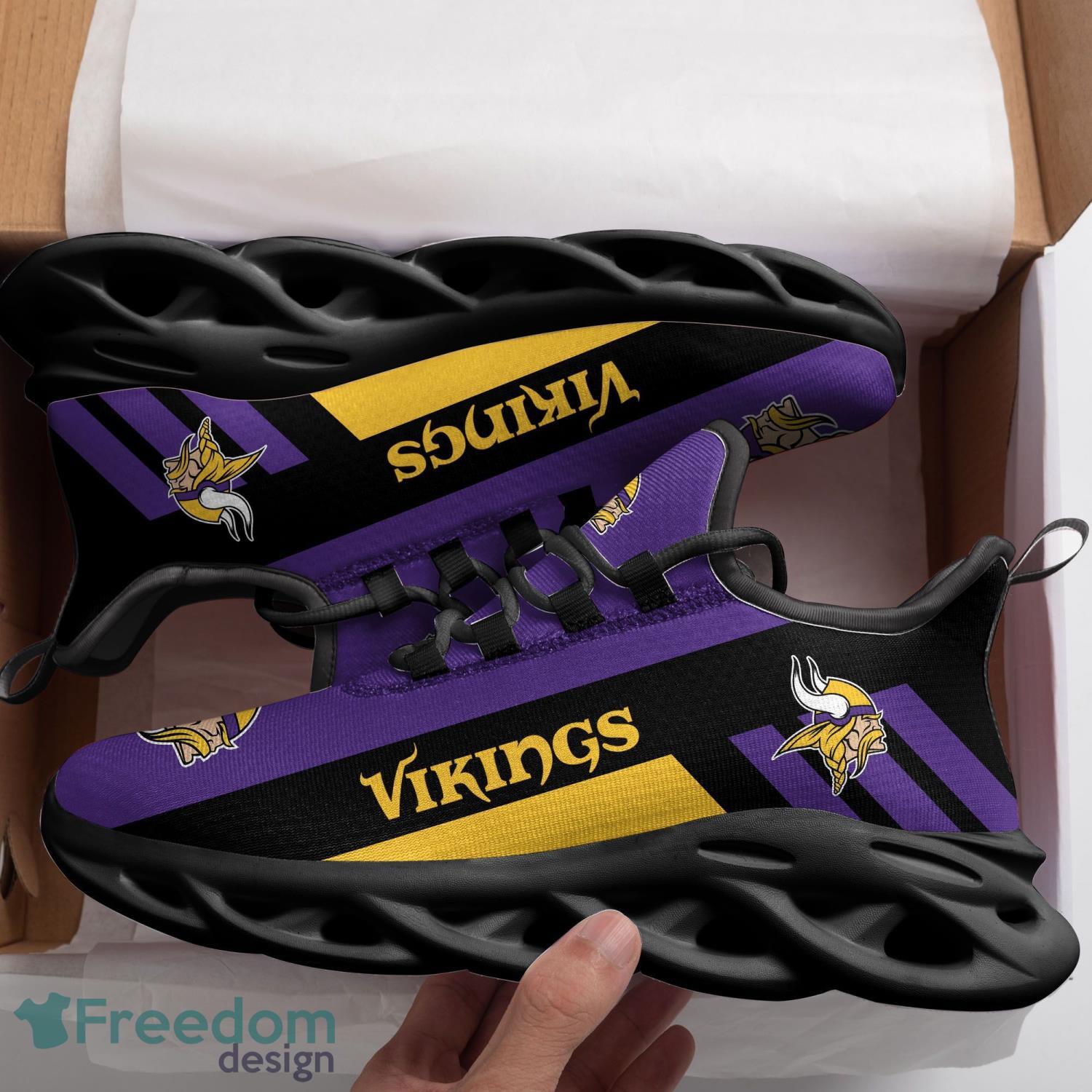 Minnesota Vikings NFL Womens Midsole White Sneakers