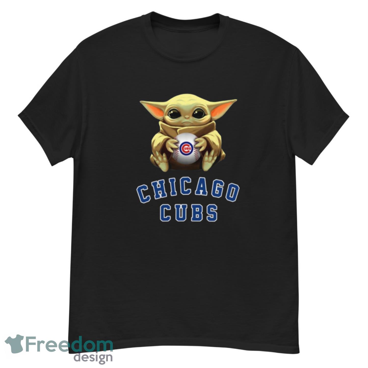 Chicago Cubs Baby Yoda Star Wars The Mandalorian T Shirt