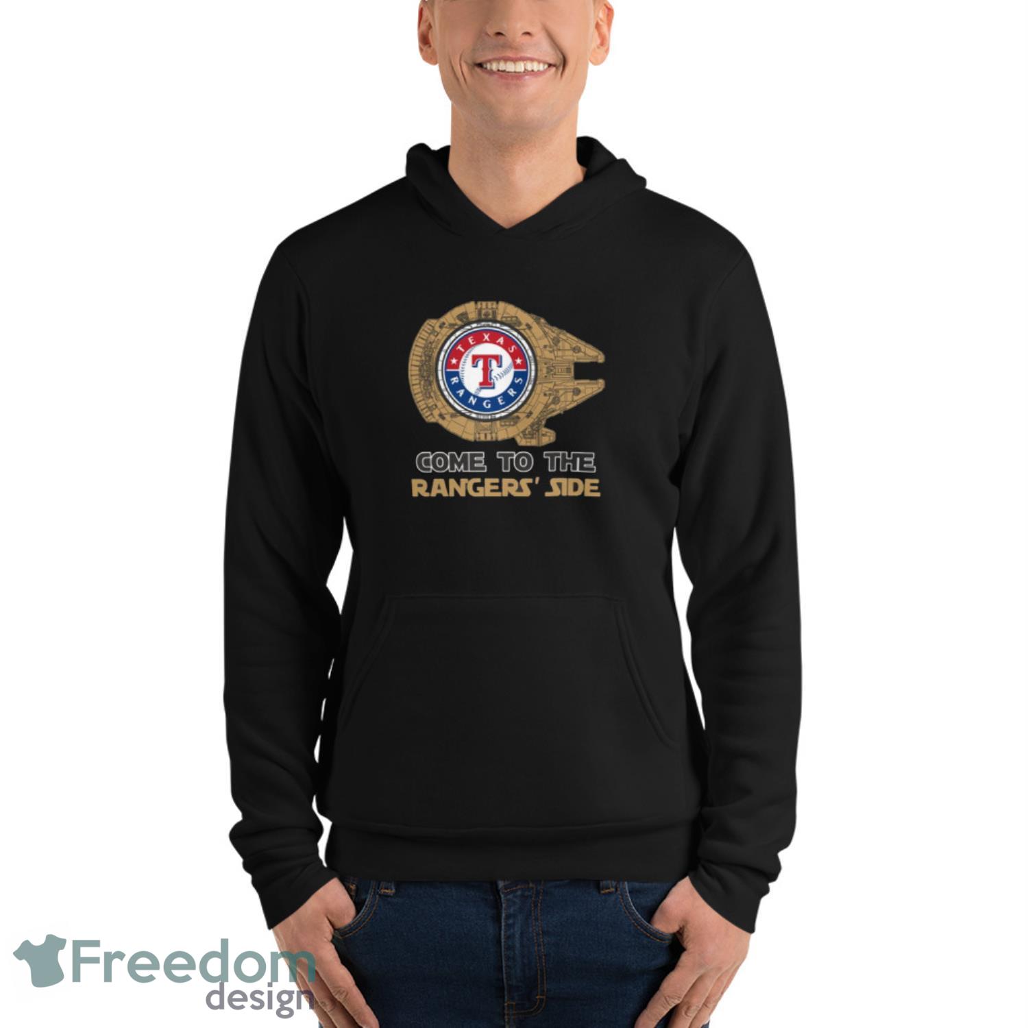 MLB Come To The Texas Rangers Side Star Wars Baseball Sports T Shirt -  Freedomdesign