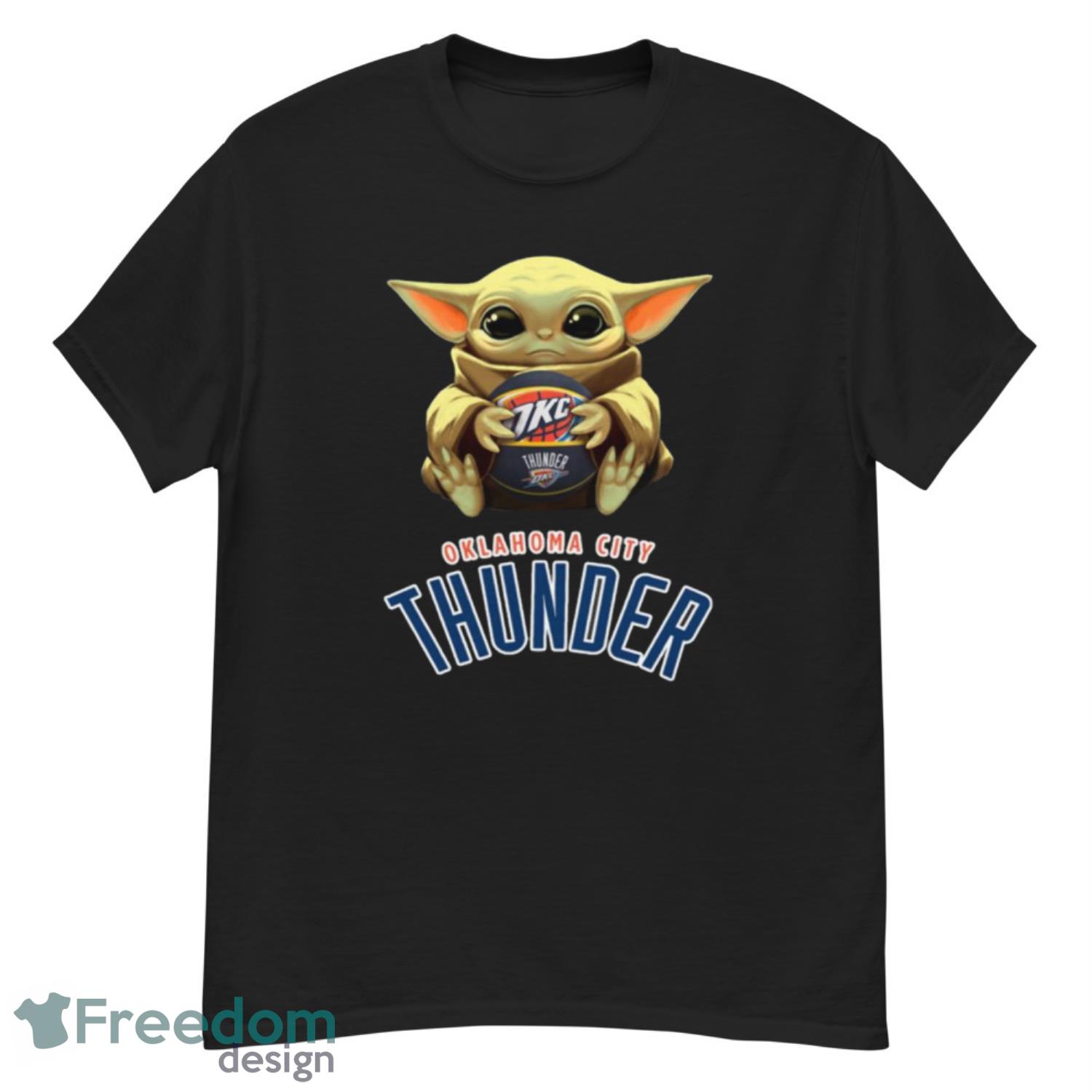 NBA Basketball Oklahoma City Thunder Star Wars Baby Yoda Shirt T Shirt - G500 Men’s Classic T-Shirt NBA Basketball Oklahoma City Thunder Star Wars Baby Yoda Shirt T Shirt - G500 Men’s Classic T-Shirt
