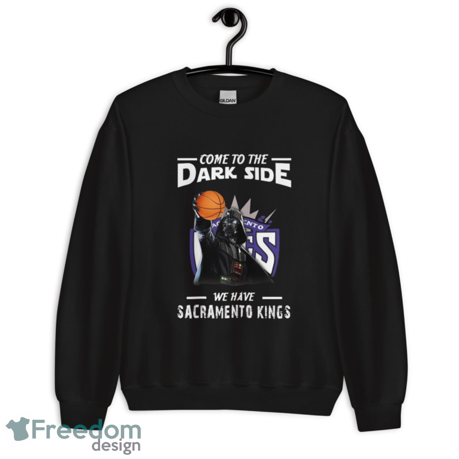 NBA Come To The Dark Side We Have Sacramento Kings Star Wars Darth Vader Basketball T Shirt - Unisex Crewneck Sweatshirt NBA Come To The Dark Side We Have Sacramento Kings Star Wars Darth Vader Basketball T Shirt - Unisex Crewneck Sweatshirt