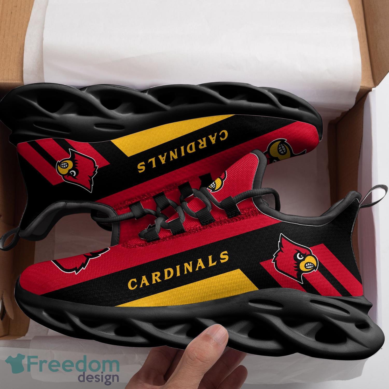 NCAA Louisville Cardinals Max Soul Shoes Running Sneakers For Fans