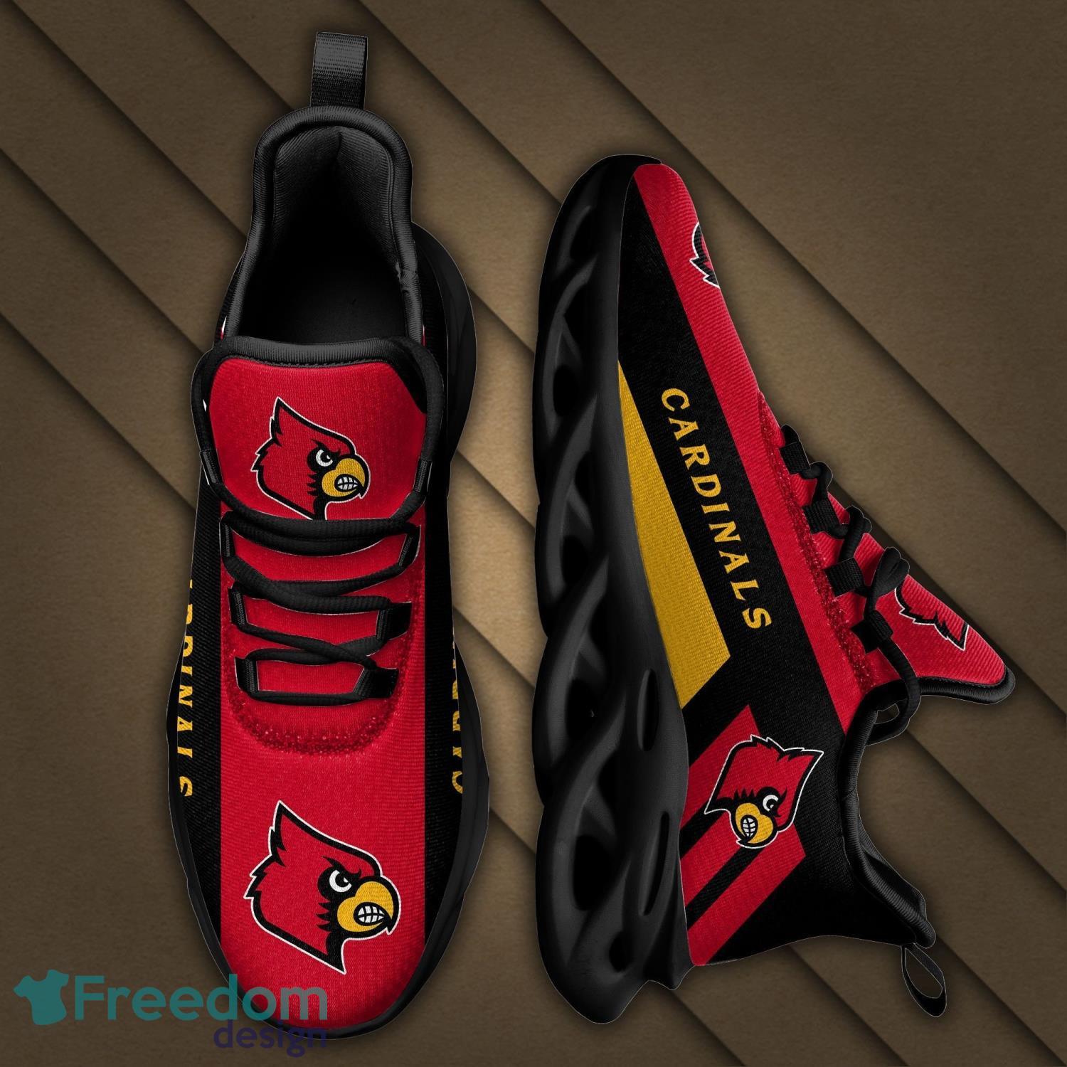NCAA Louisville Cardinals New Trending Max Soul Sneaker Running Sport Shoes  Men And Women Gift
