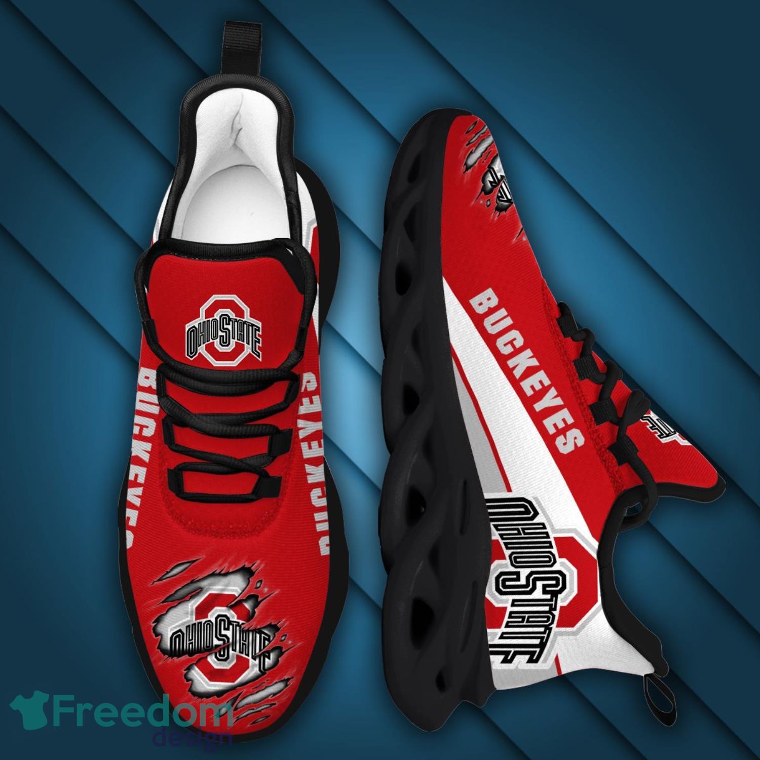 NCAA Ohio State Buckeyes Max Soul Shoes Running Sneakers For Fans Product Photo 5 NCAA Ohio State Buckeyes Max Soul Shoes Running Sneakers For Fans Product Photo 5