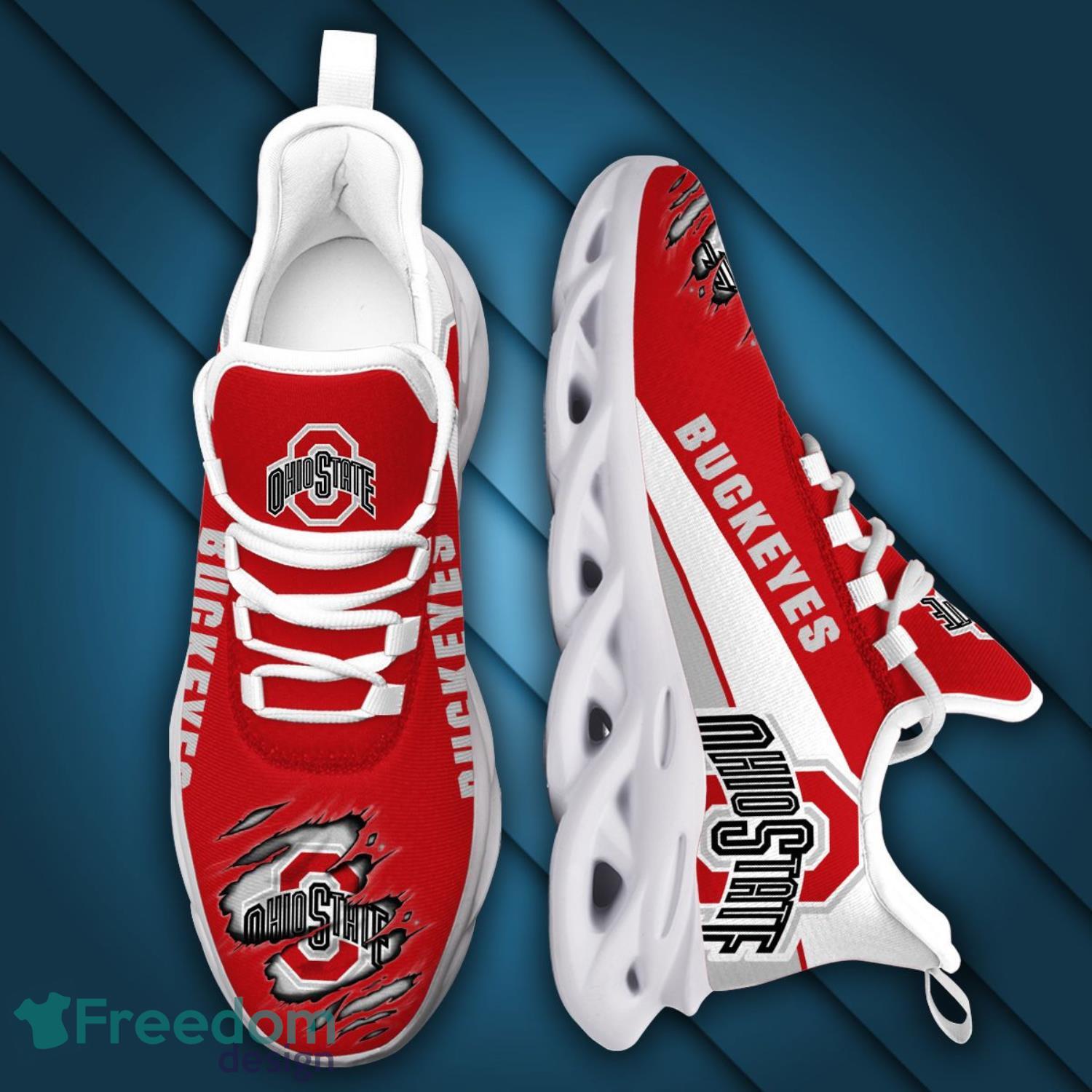 NCAA Ohio State Buckeyes Max Soul Shoes Running Sneakers For Fans Product Photo 6 NCAA Ohio State Buckeyes Max Soul Shoes Running Sneakers For Fans Product Photo 6