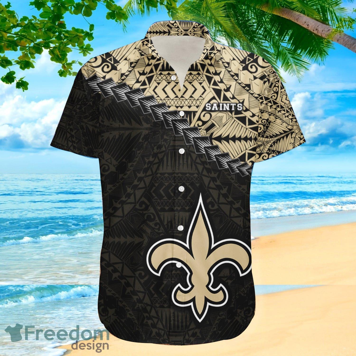 New Orleans Saints Hawaiian Shirt Nfl Football Print Custom Name Hawaiian  Shirt For Men And Women - Limotees