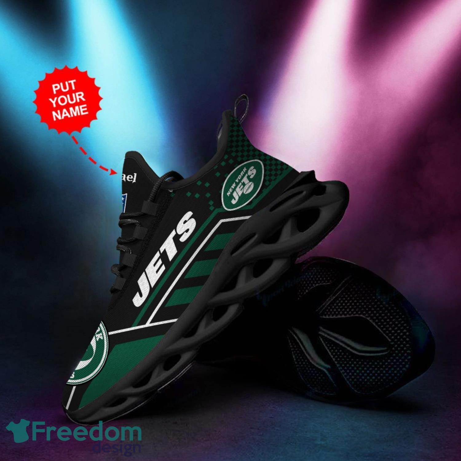 New York Jets NFL Clunky Max Soul Shoes Custom Name Unique Gift For Fans -  Freedomdesign