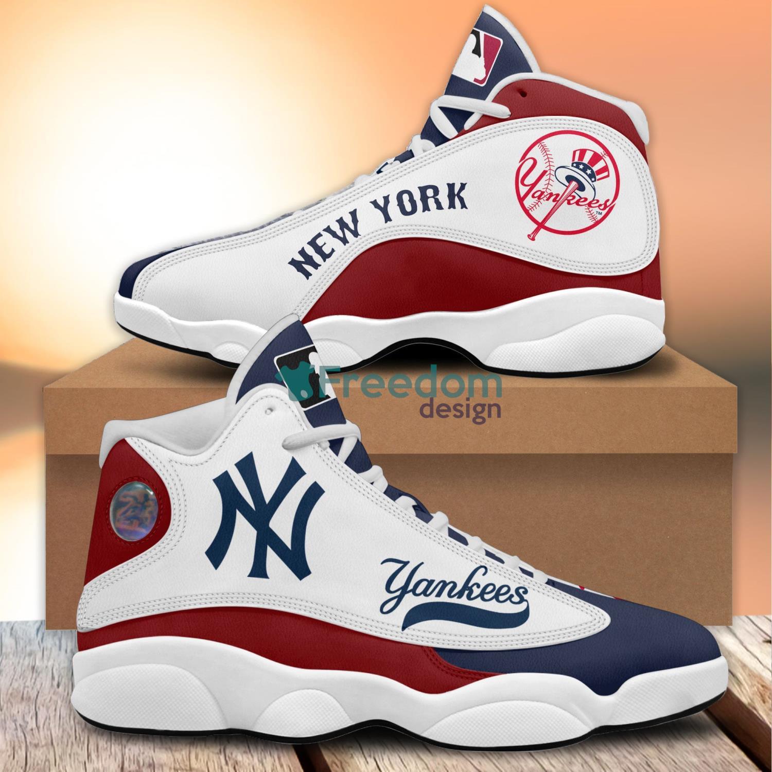New York Yankees Air Jordan 13 Sneaker Shoes