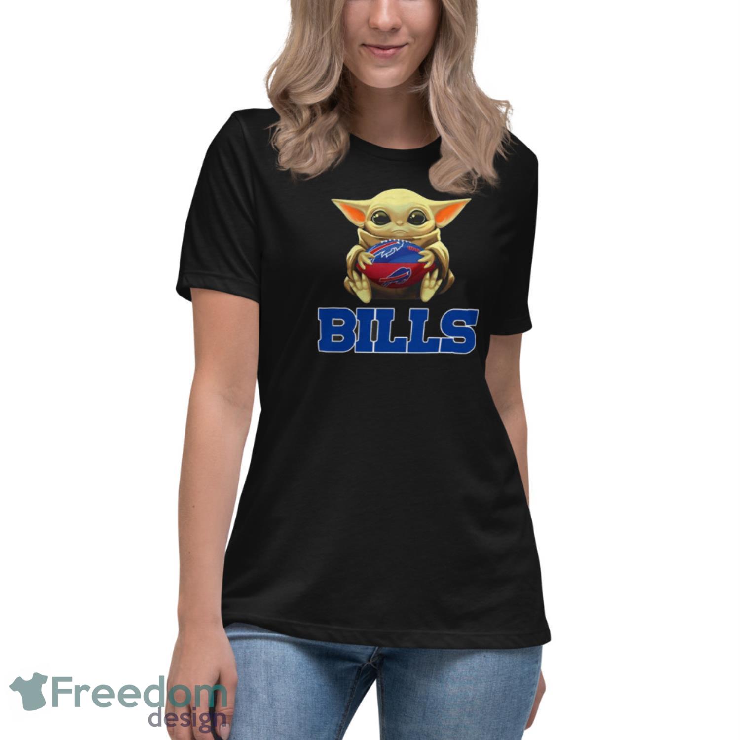 NFL Football Buffalo Bills Baby Yoda Star Wars Shirt Youth Hoodie