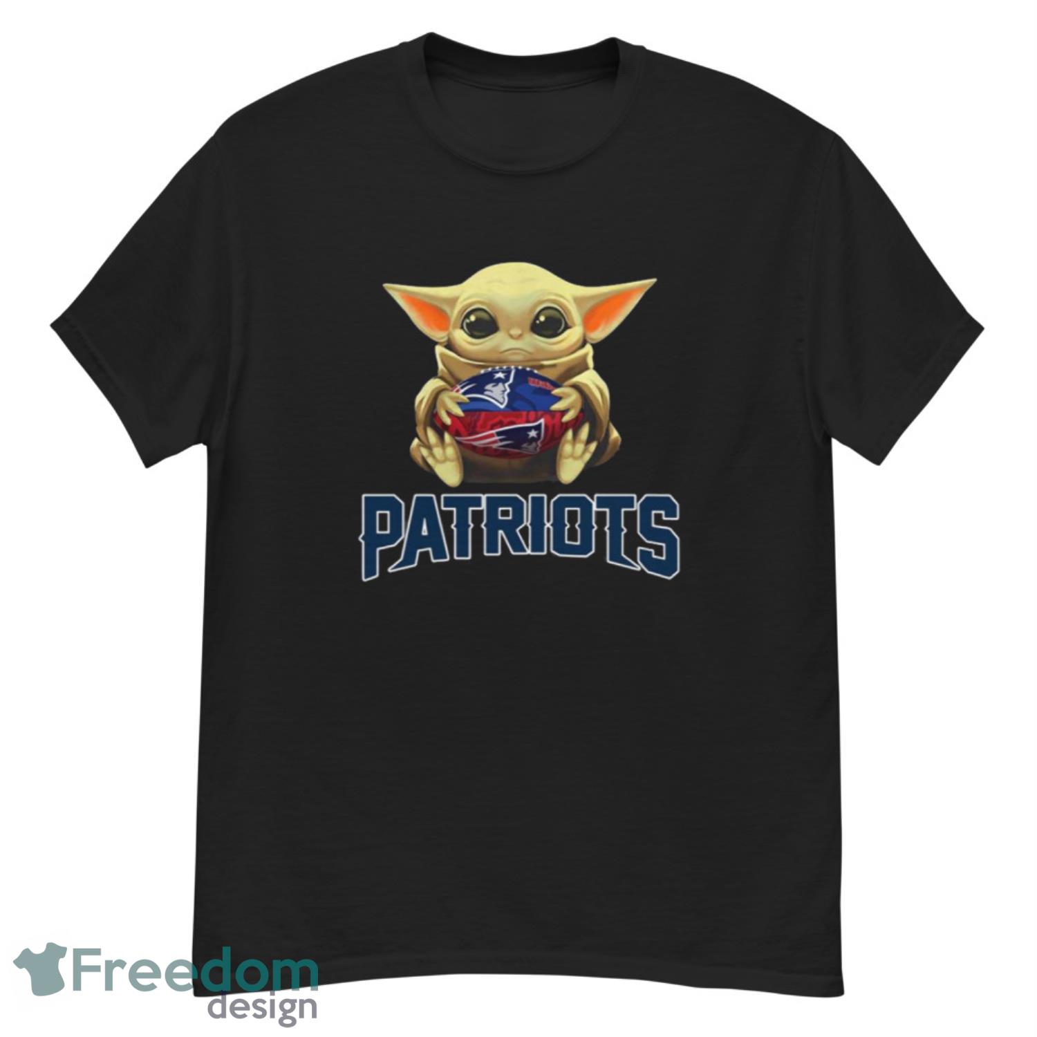 New England Patriots NFL Team Logo Baby Yoda Hawaiian Shirt - Freedomdesign