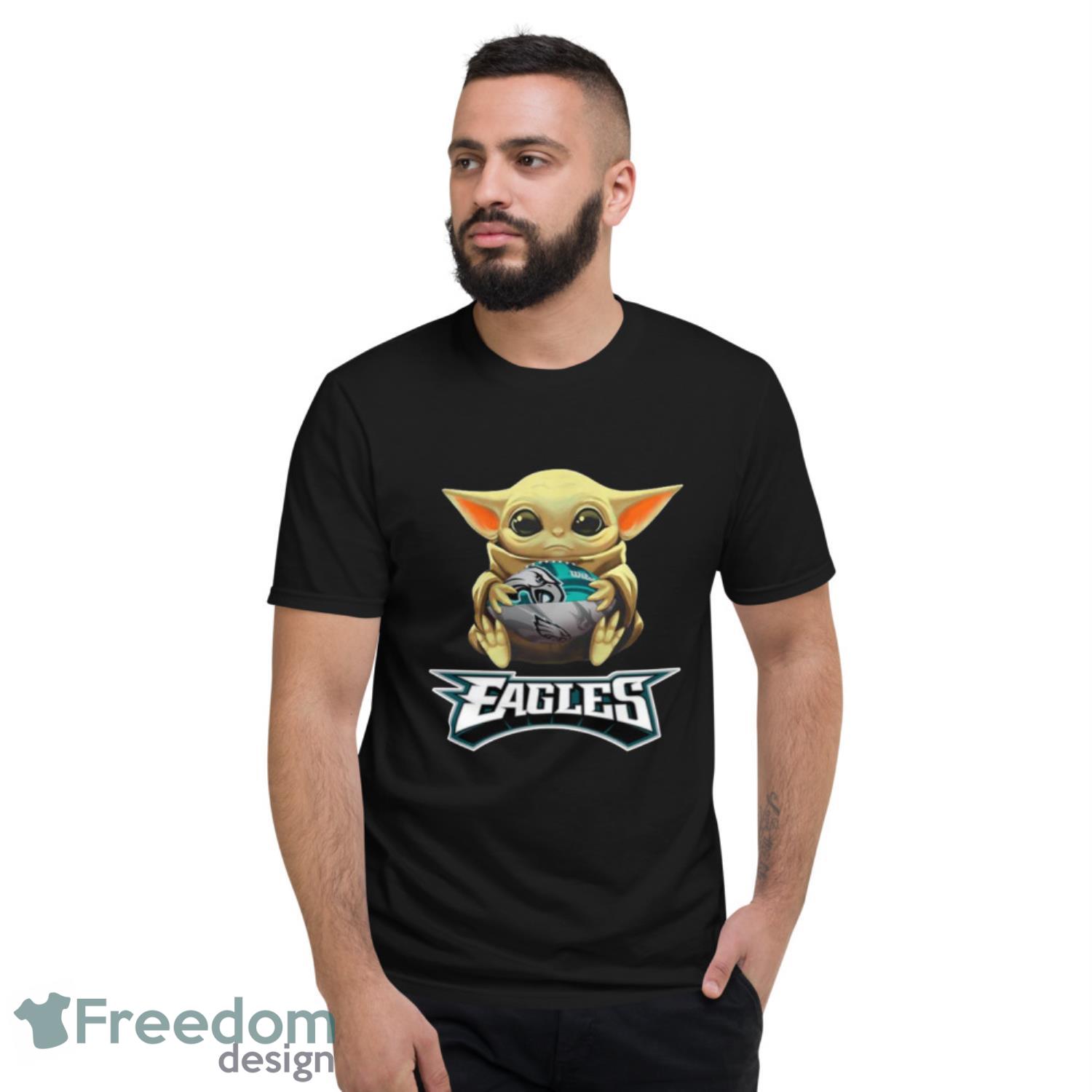 NFL Football Philadelphia Eagles Baby Yoda Star Wars Shirt T Shirt image NFL Football Philadelphia Eagles Baby Yoda Star Wars Shirt T Shirt - Short Sleeve T-Shirt