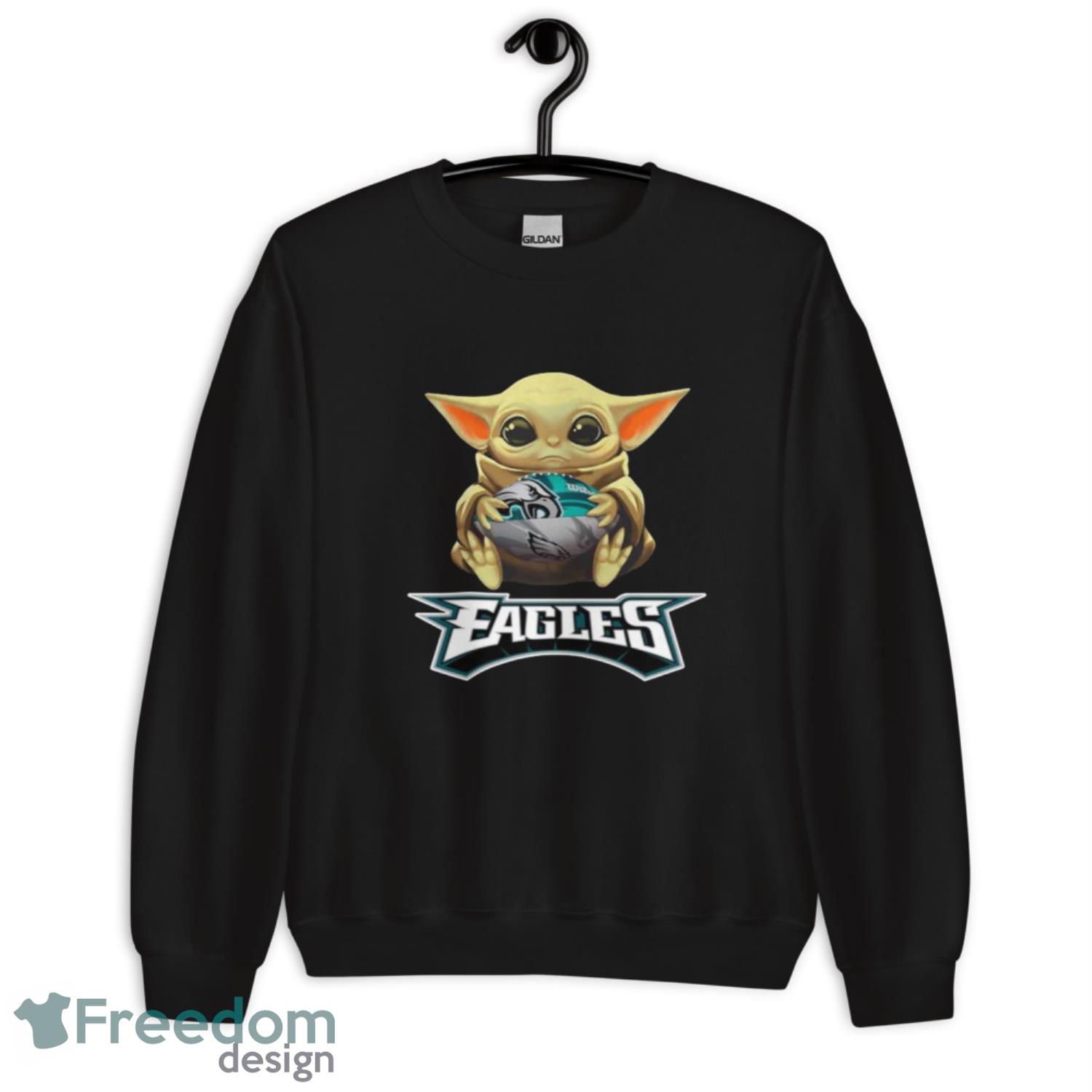NFL Football Philadelphia Eagles Baby Yoda Star Wars Shirt T Shirt - Unisex Crewneck Sweatshirt NFL Football Philadelphia Eagles Baby Yoda Star Wars Shirt T Shirt - Unisex Crewneck Sweatshirt