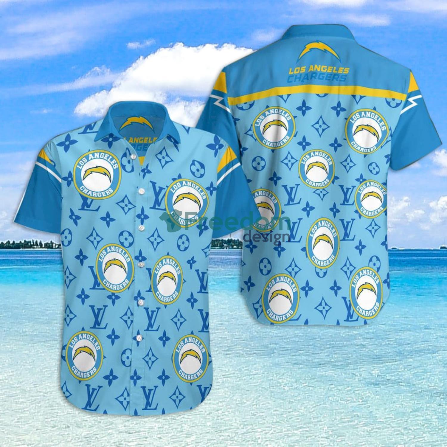 Los Angeles Chargers NFL Custom Name Hawaiian Shirt For Men And Women Fan -  Freedomdesign