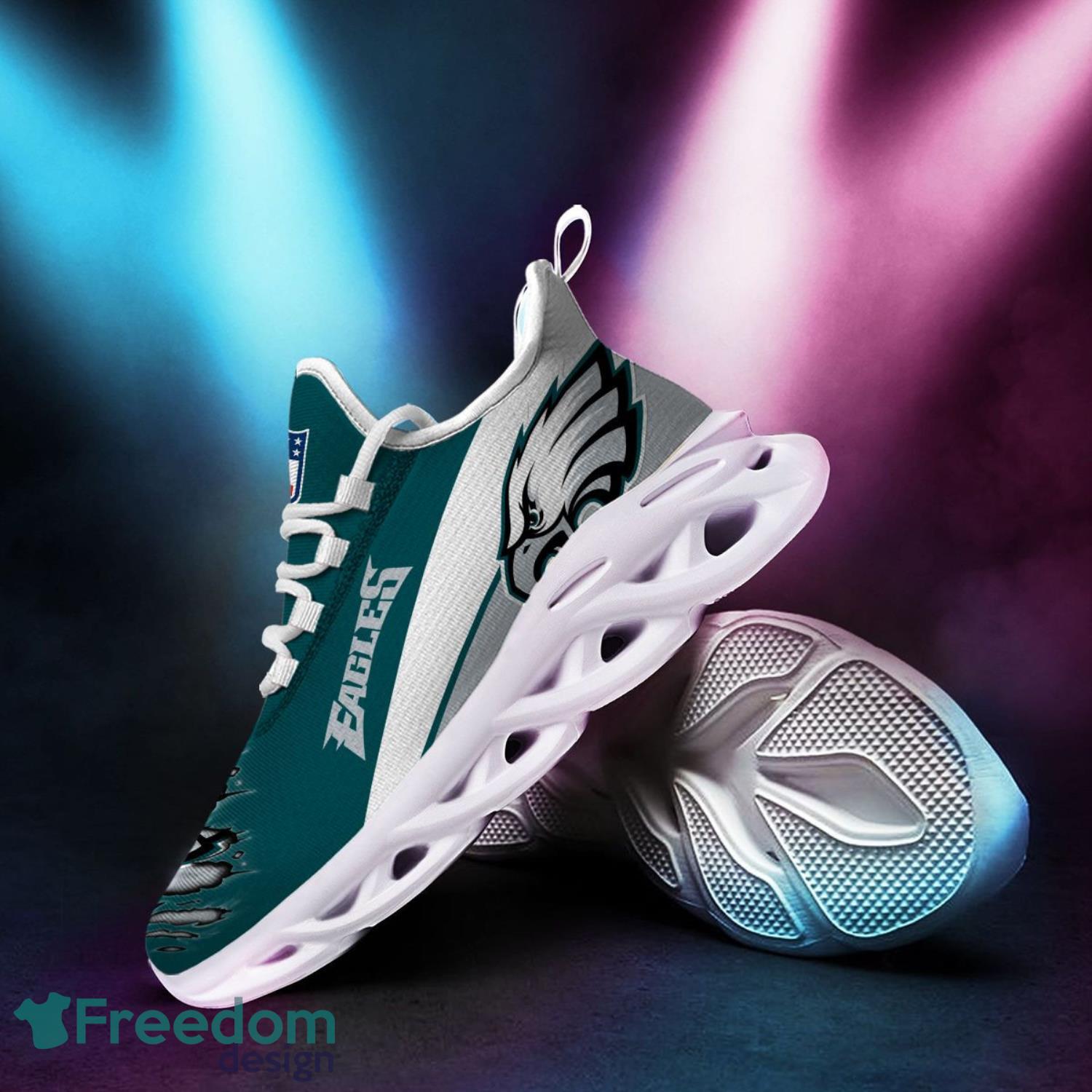 Philadelphia Eagles Team Max Soul Shoes Running Sneakers For Real Fans -  Freedomdesign