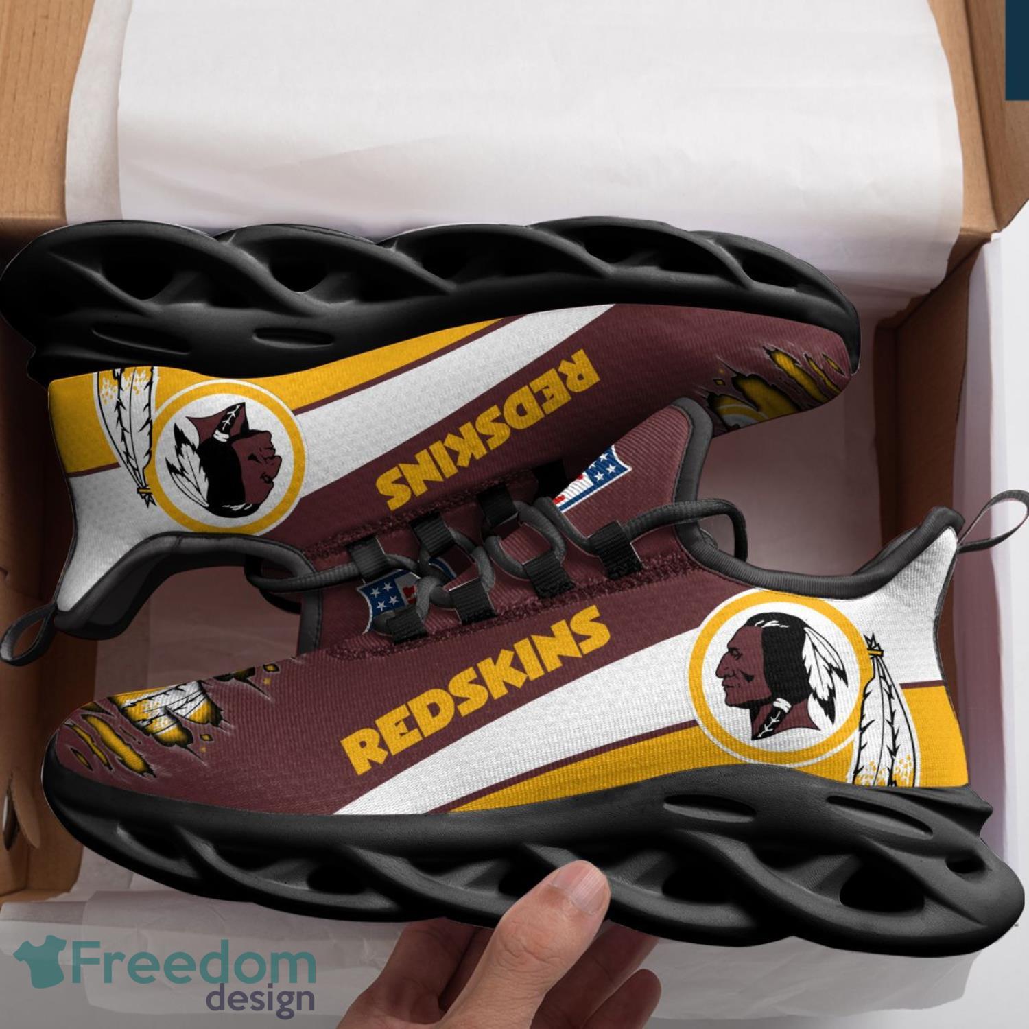 Washington redskin sale tennis shoes