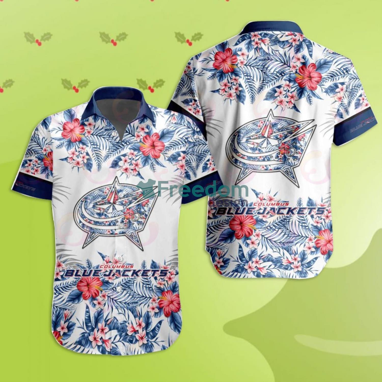 Columbus Blue Jackets NHL Hawaiian Shirt Popsiclestime Aloha Shirt - Trendy  Aloha