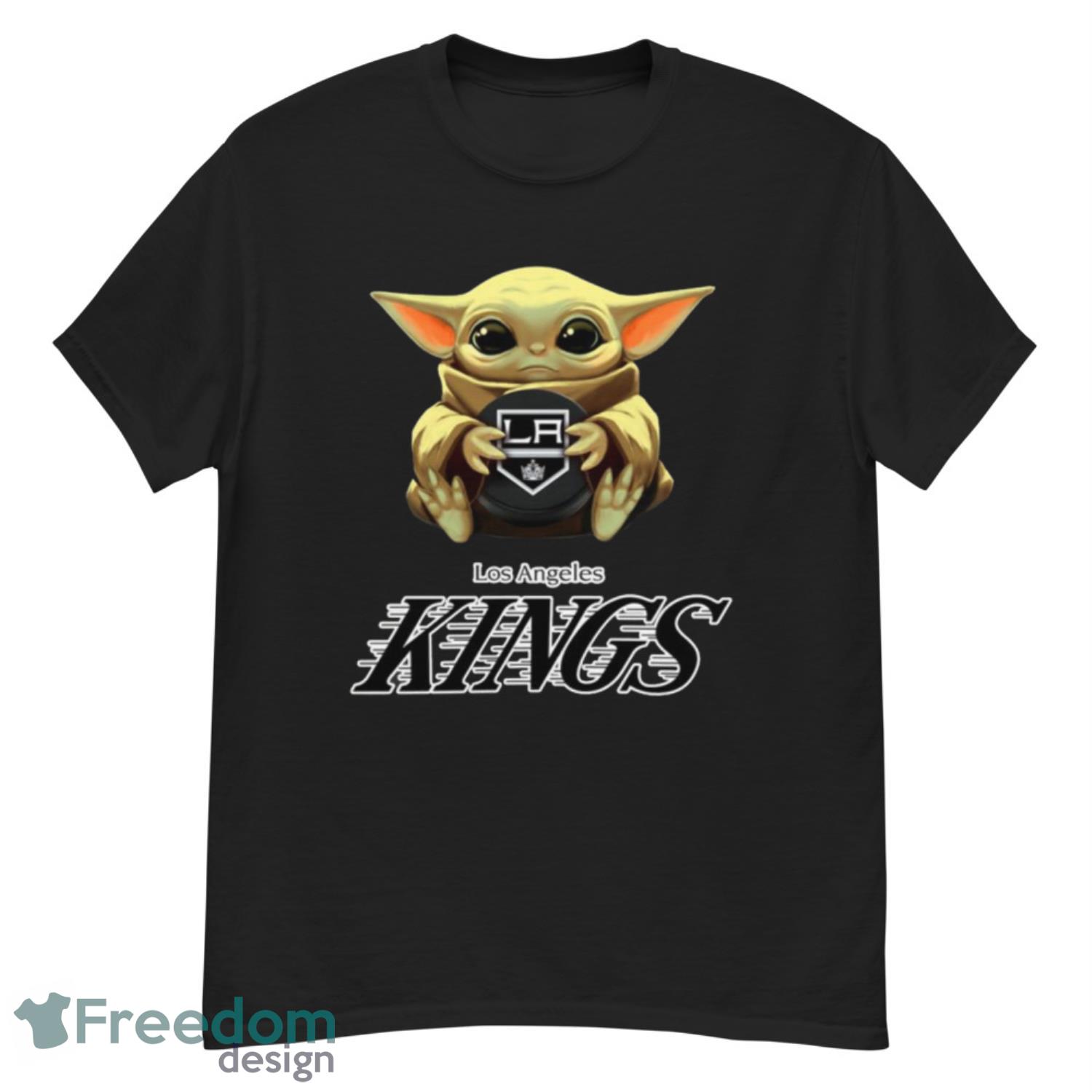 NHL Hockey Los Angeles Kings Star Wars Baby Yoda Shirt T Shirt -  Freedomdesign