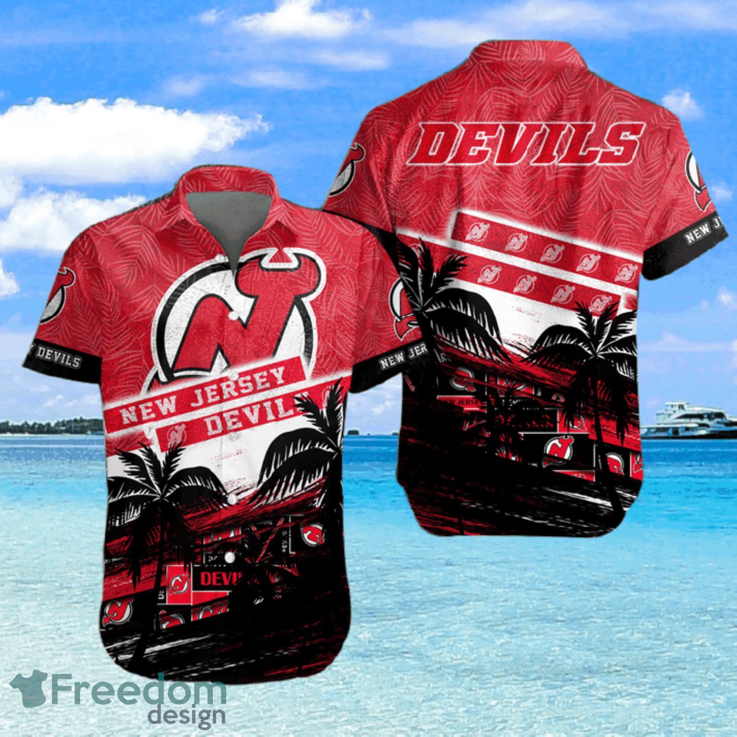 New Jersey Devils NHL Flower Hawaiian Shirt Impressive Gift For Men Women  Fans - Freedomdesign