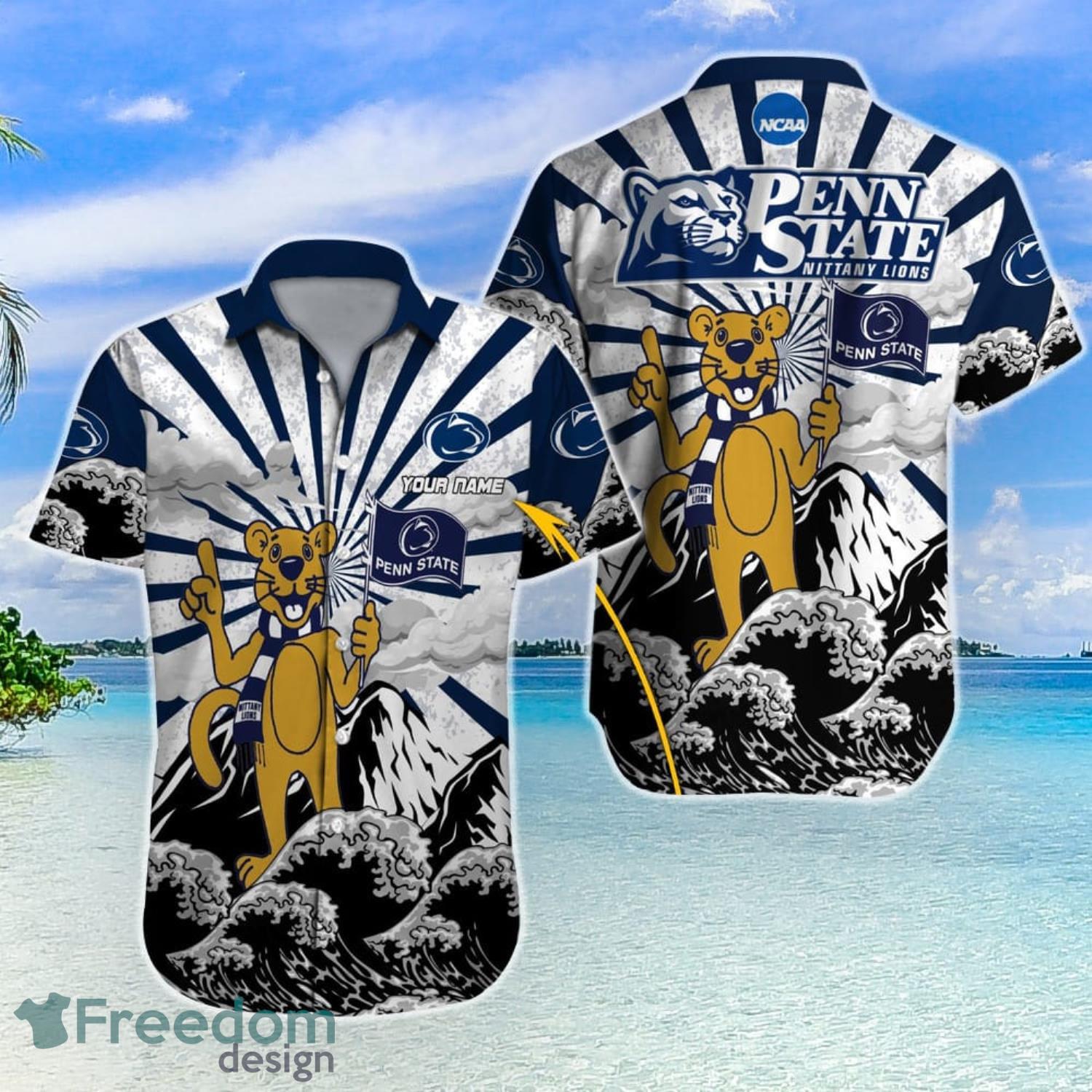 Penn State Nittany Lions Cute Summer Gift Hawaiian Shirt For Men