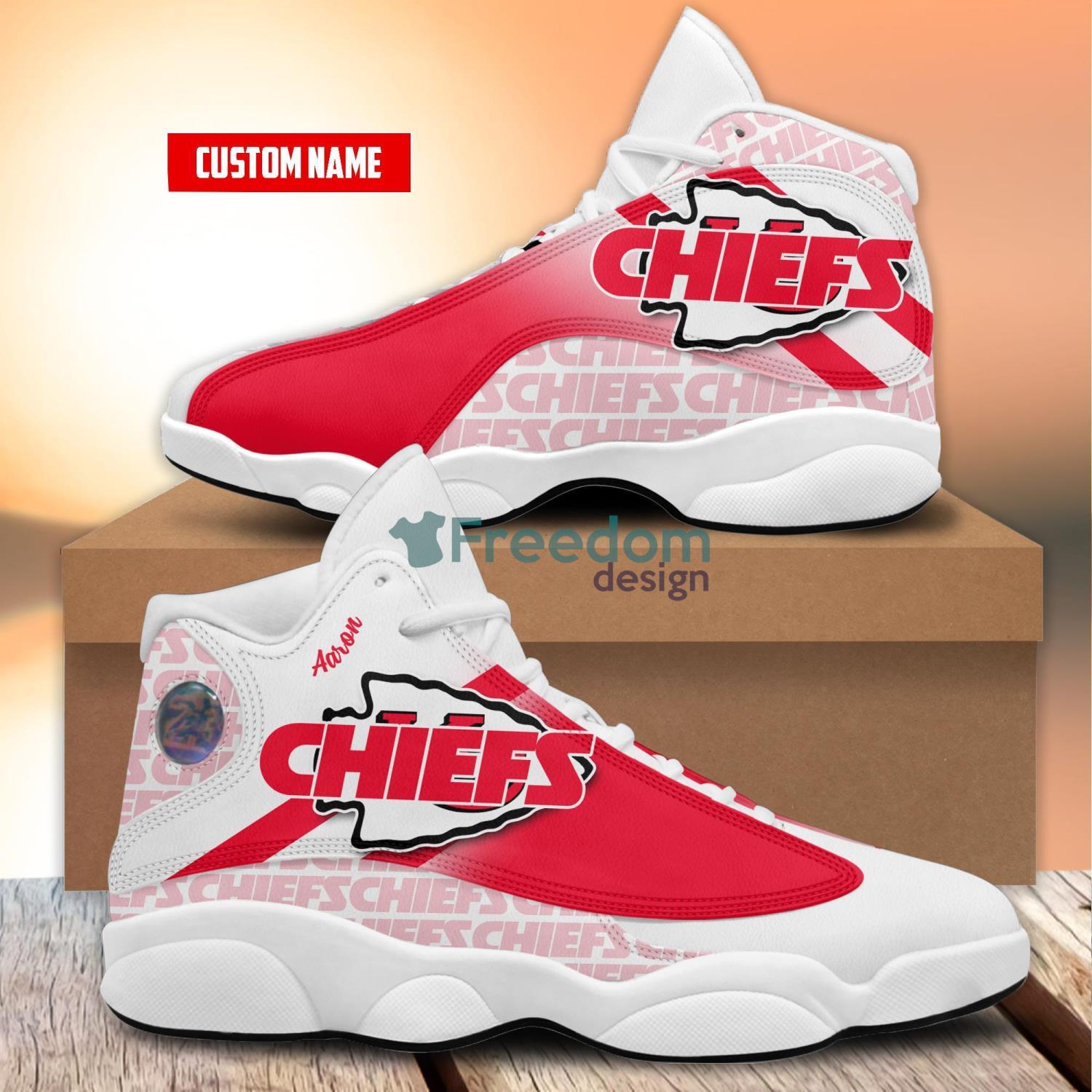 Personalized Name Ansas City Chiefs Sneakers Air Jordan 13 For Fans Shoes Running Shoes Product Photo 1 Personalized Name Ansas City Chiefs Sneakers Air Jordan 13 For Fans Shoes Running Shoes Product Photo 1